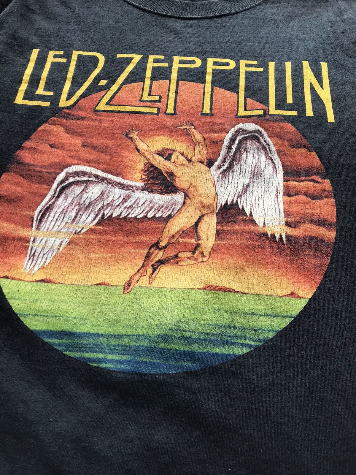 Vintage Led Zeppelin Naked Anggel Tees