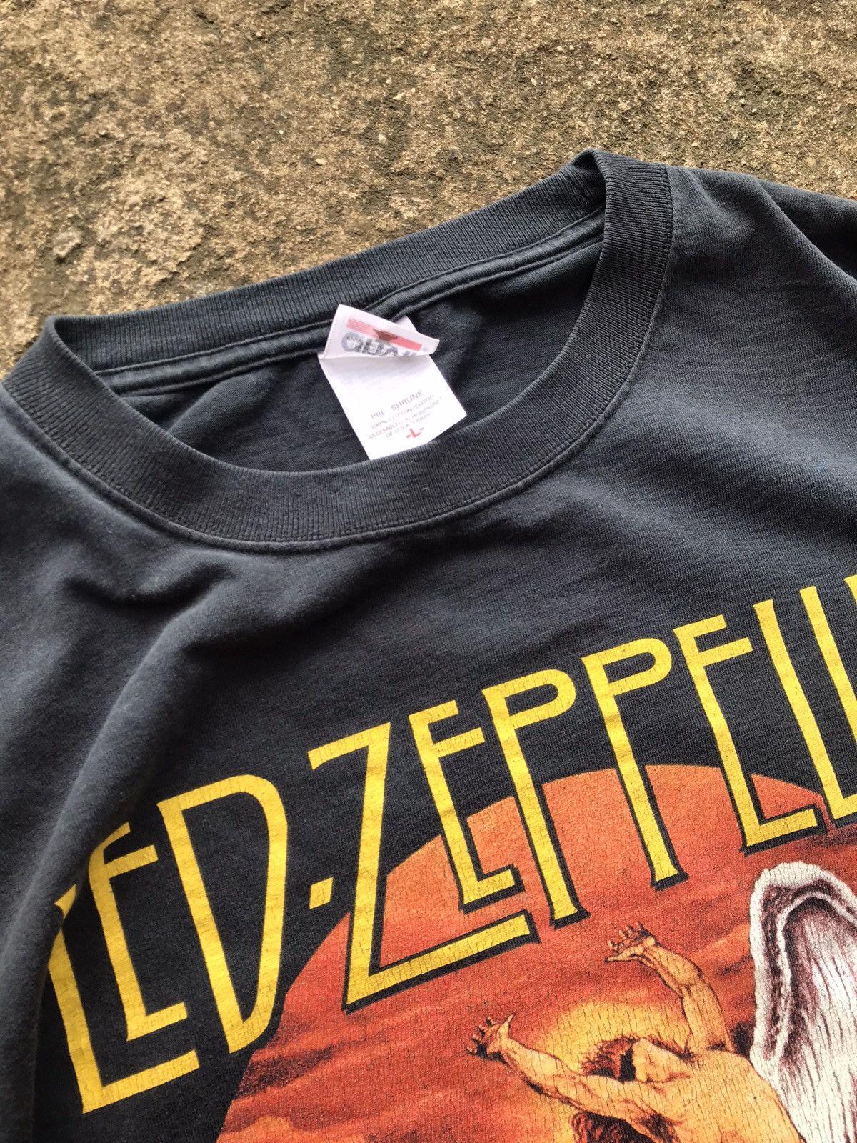 Vintage Led Zeppelin Naked Anggel Tees