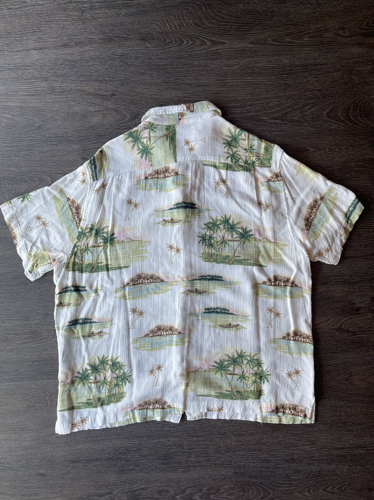 Caribbean Palm Tree Hawaiian Shirt Size US XL / EU 56 / 4 - 2 Preview