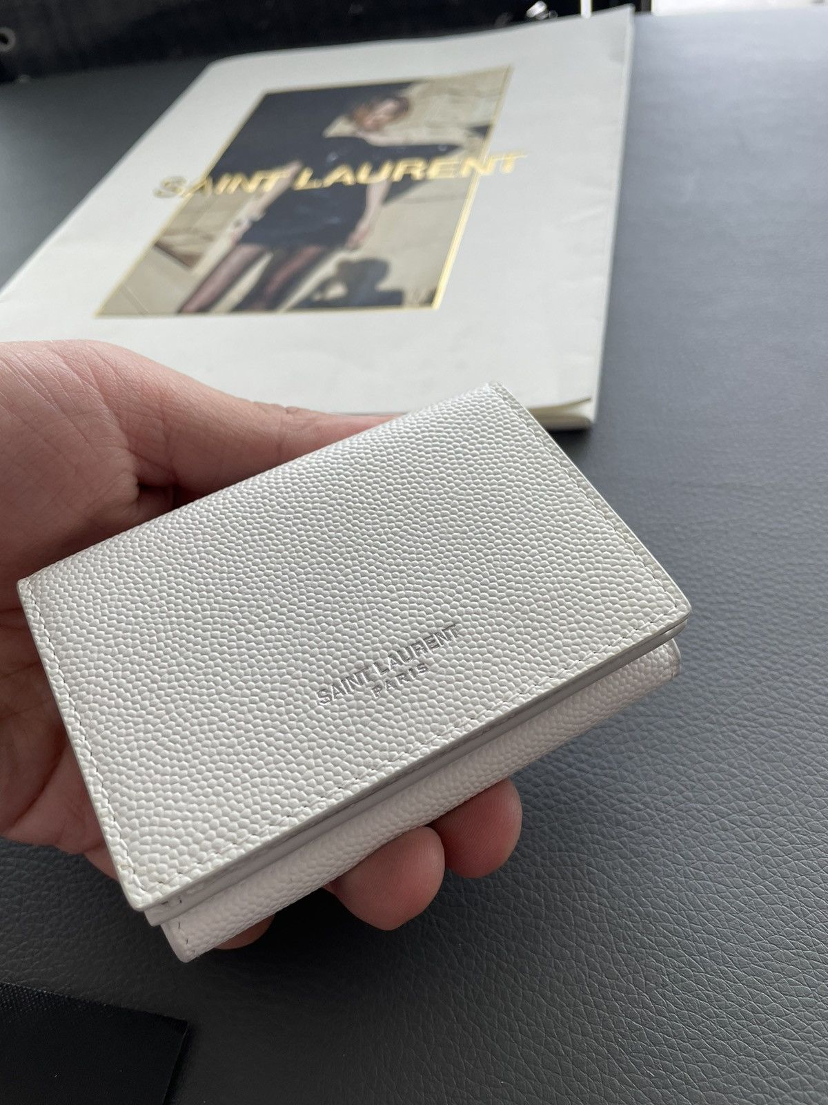 Hedi Slimane × Saint Laurent Paris × Yves Saint Laurent Limited Edition Brand New Leather Tri-fold Leather Wallet Size ONE SIZE - 8 Thumbnail