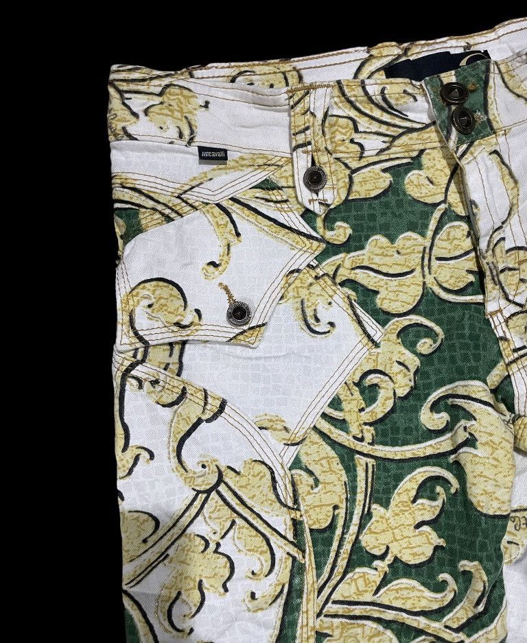 Designer Roberto Cavalli Signature Baroque Luxury Printed Shorts Size US 30 / EU 46 - 6 Thumbnail