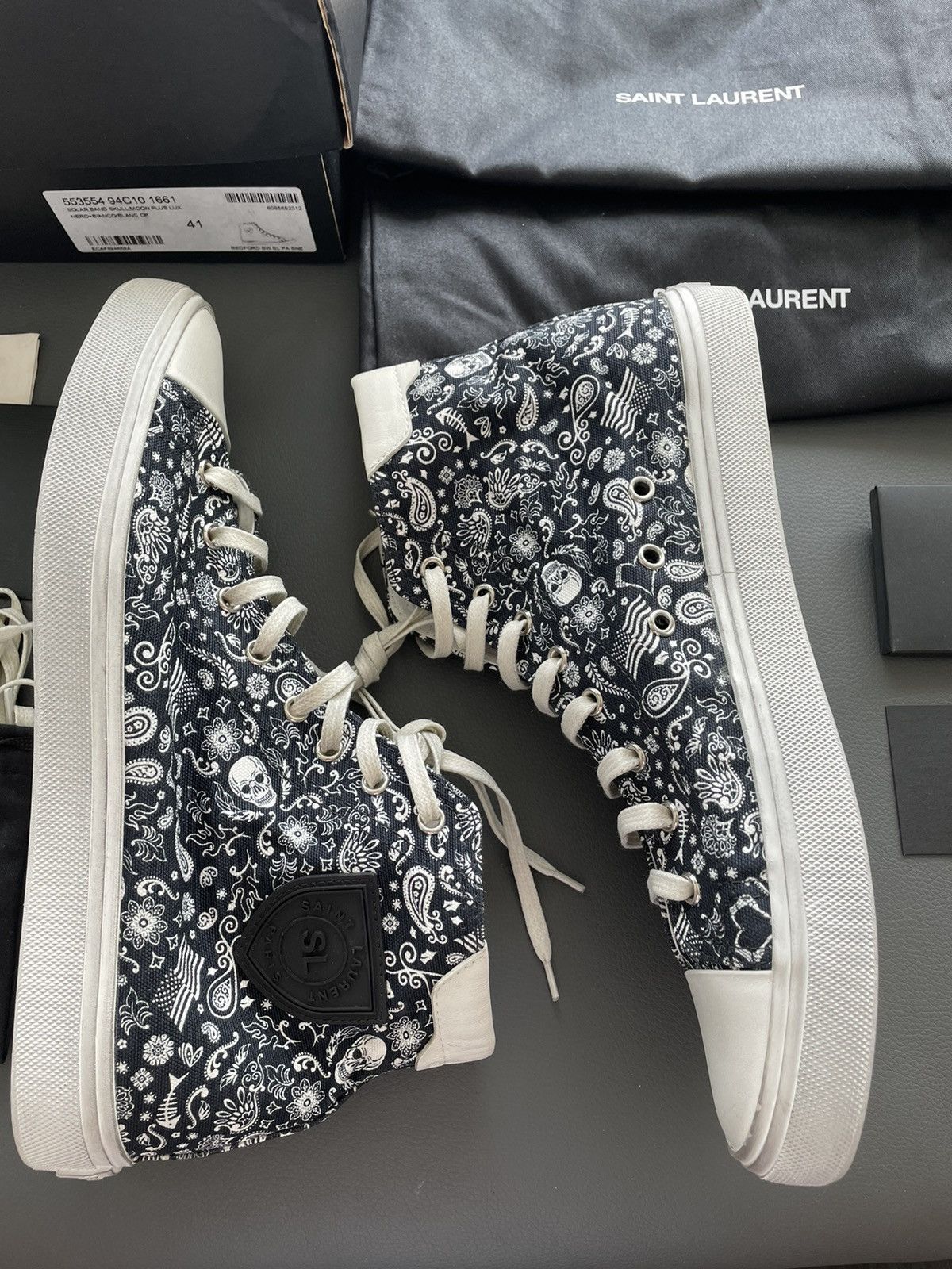 Hedi Slimane × Saint Laurent Paris × Yves Saint Laurent Limited Rare Brand New Super Runway YSL Sneaker Size US 8 / EU 41 - 12 Thumbnail