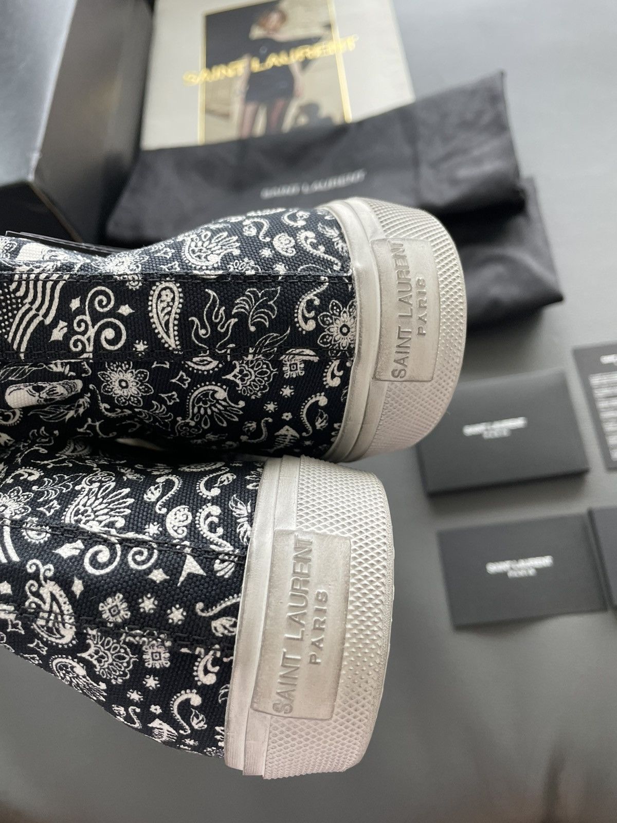 Hedi Slimane × Saint Laurent Paris × Yves Saint Laurent Limited Rare Brand New Super Runway YSL Sneaker Size US 8 / EU 41 - 21 Thumbnail