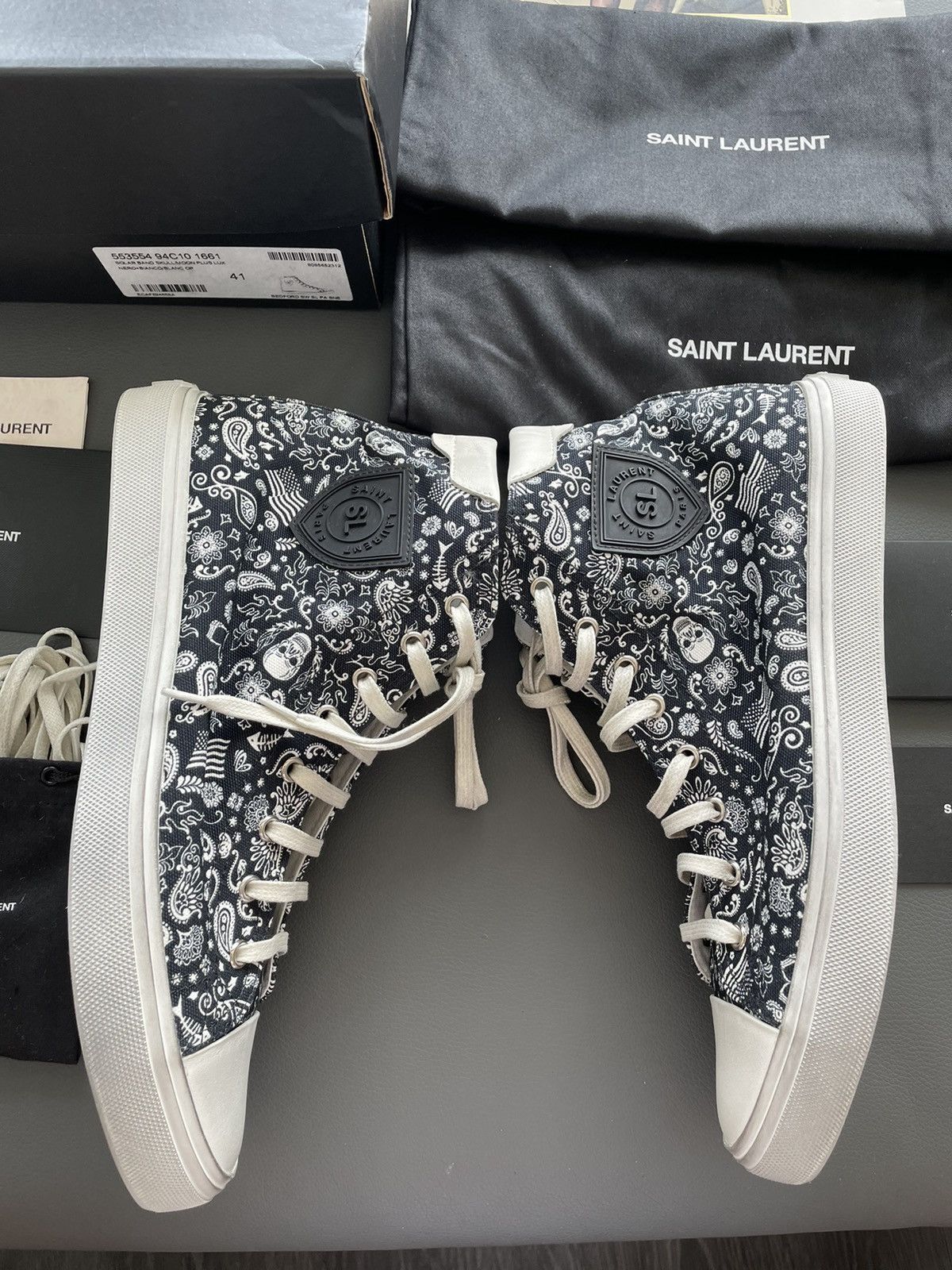 Hedi Slimane × Saint Laurent Paris × Yves Saint Laurent Limited Rare Brand New Super Runway YSL Sneaker Size US 8 / EU 41 - 14 Thumbnail