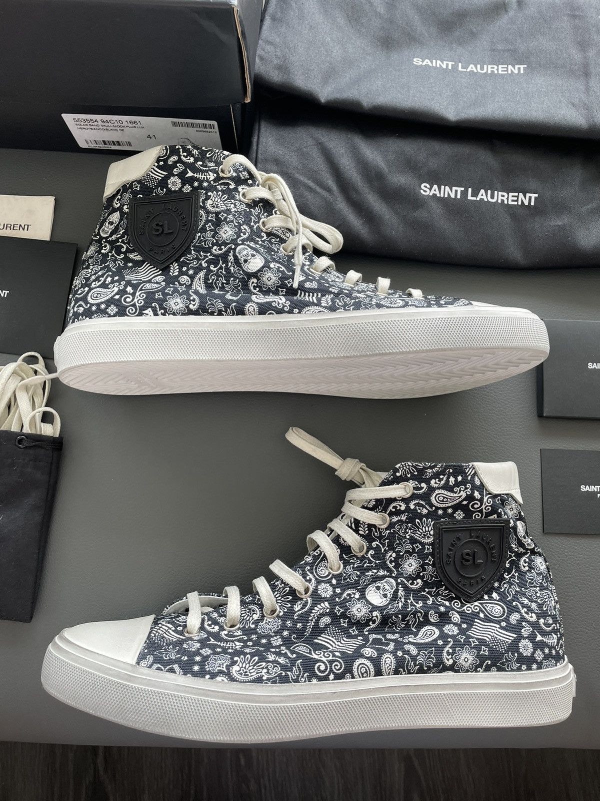 Hedi Slimane × Saint Laurent Paris × Yves Saint Laurent Limited Rare Brand New Super Runway YSL Sneaker Size US 8 / EU 41 - 16 Thumbnail