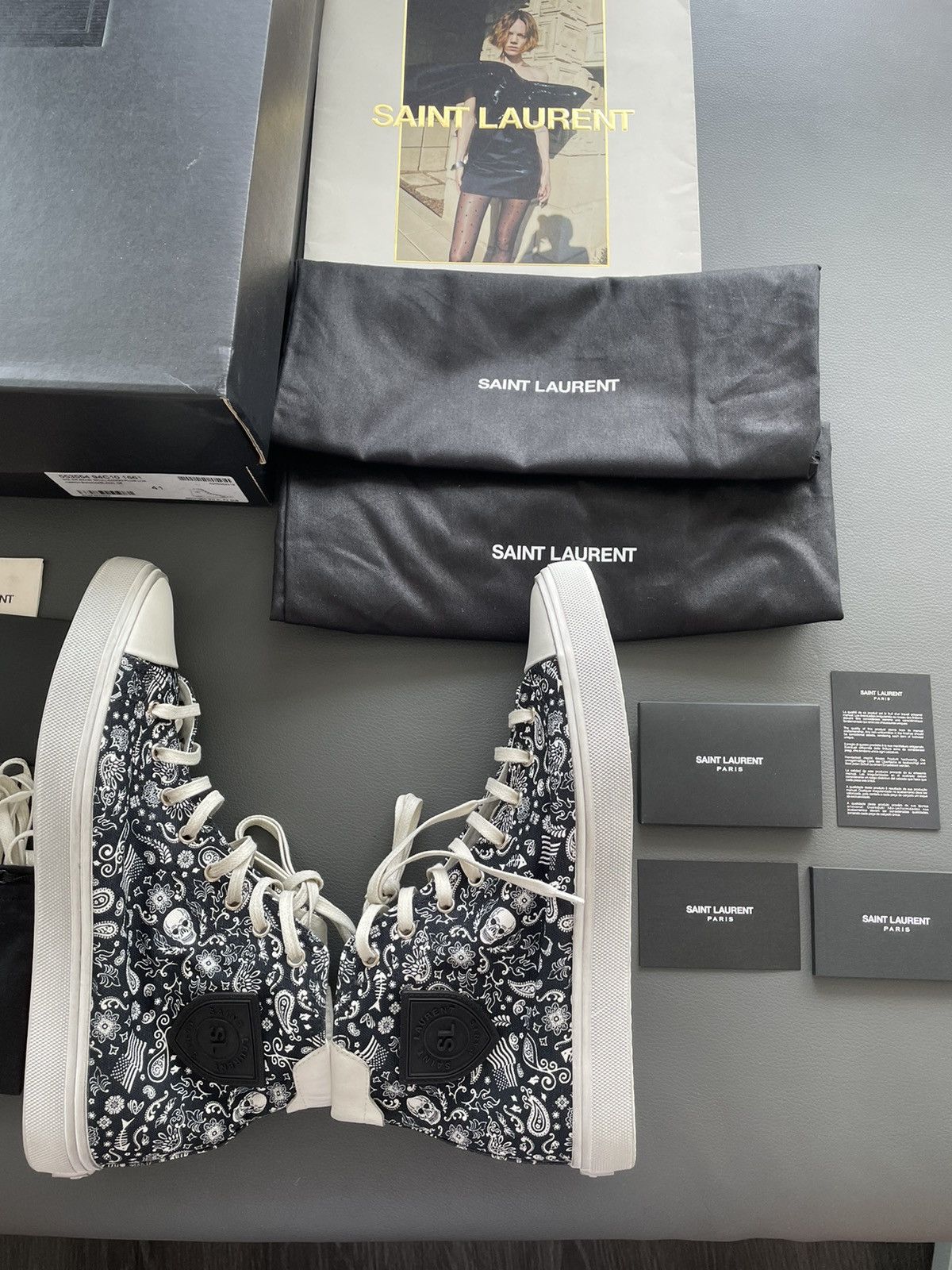 Hedi Slimane × Saint Laurent Paris × Yves Saint Laurent Limited Rare Brand New Super Runway YSL Sneaker Size US 8 / EU 41 - 11 Thumbnail
