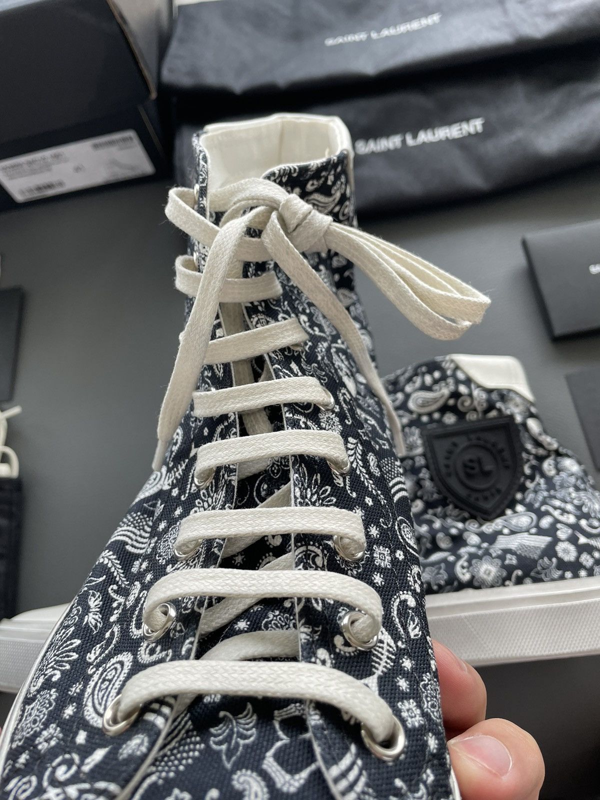 Hedi Slimane × Saint Laurent Paris × Yves Saint Laurent Limited Rare Brand New Super Runway YSL Sneaker Size US 8 / EU 41 - 18 Thumbnail