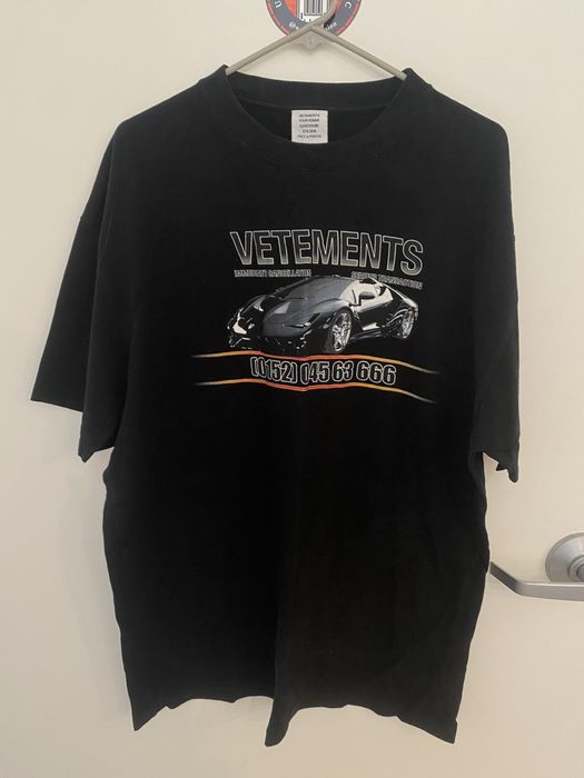 Vetements Vetements 19SS Lamborghini T-Shirt | Grailed