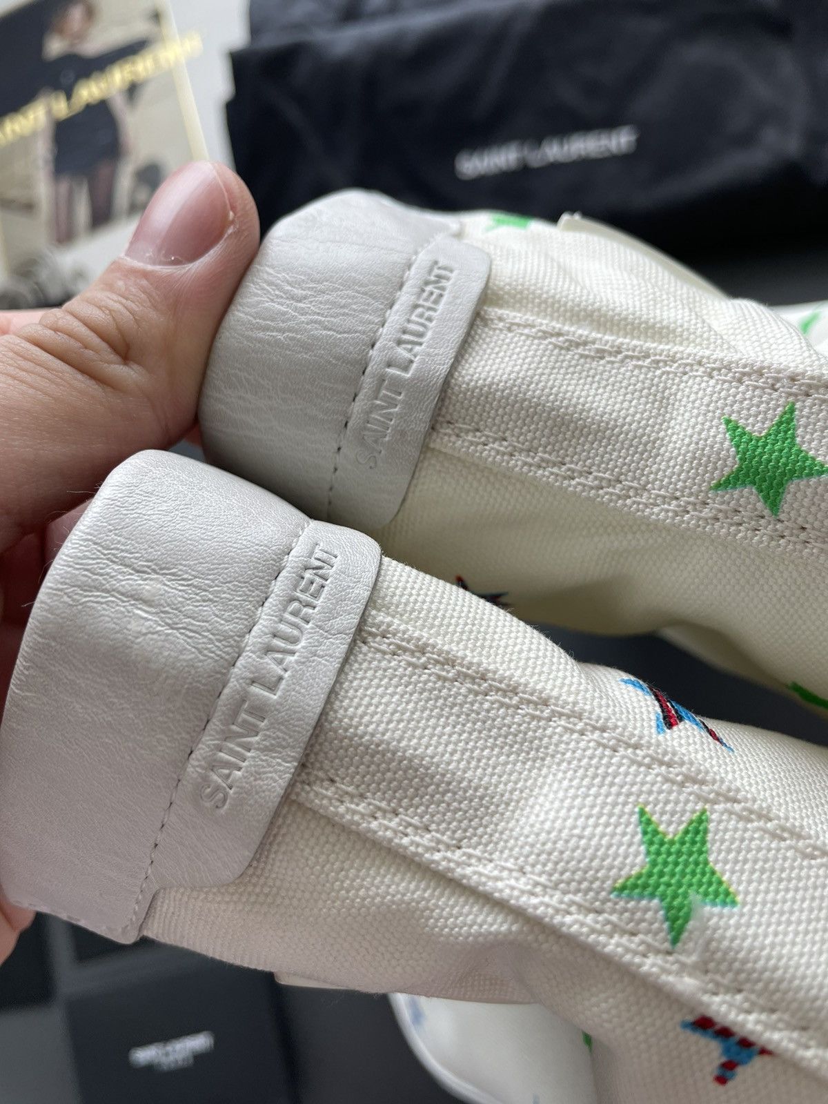 Saint Laurent Paris Rare Brand New LimitedEdition Solaris Star Moon Plus Sneaker Size US 11 / EU 44 - 12 Thumbnail