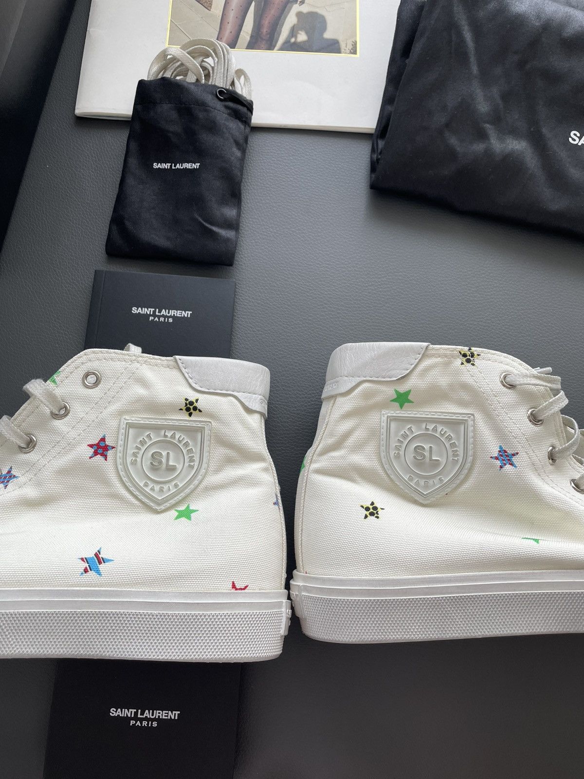 Saint Laurent Paris Rare Brand New LimitedEdition Solaris Star Moon Plus Sneaker Size US 11 / EU 44 - 18 Thumbnail