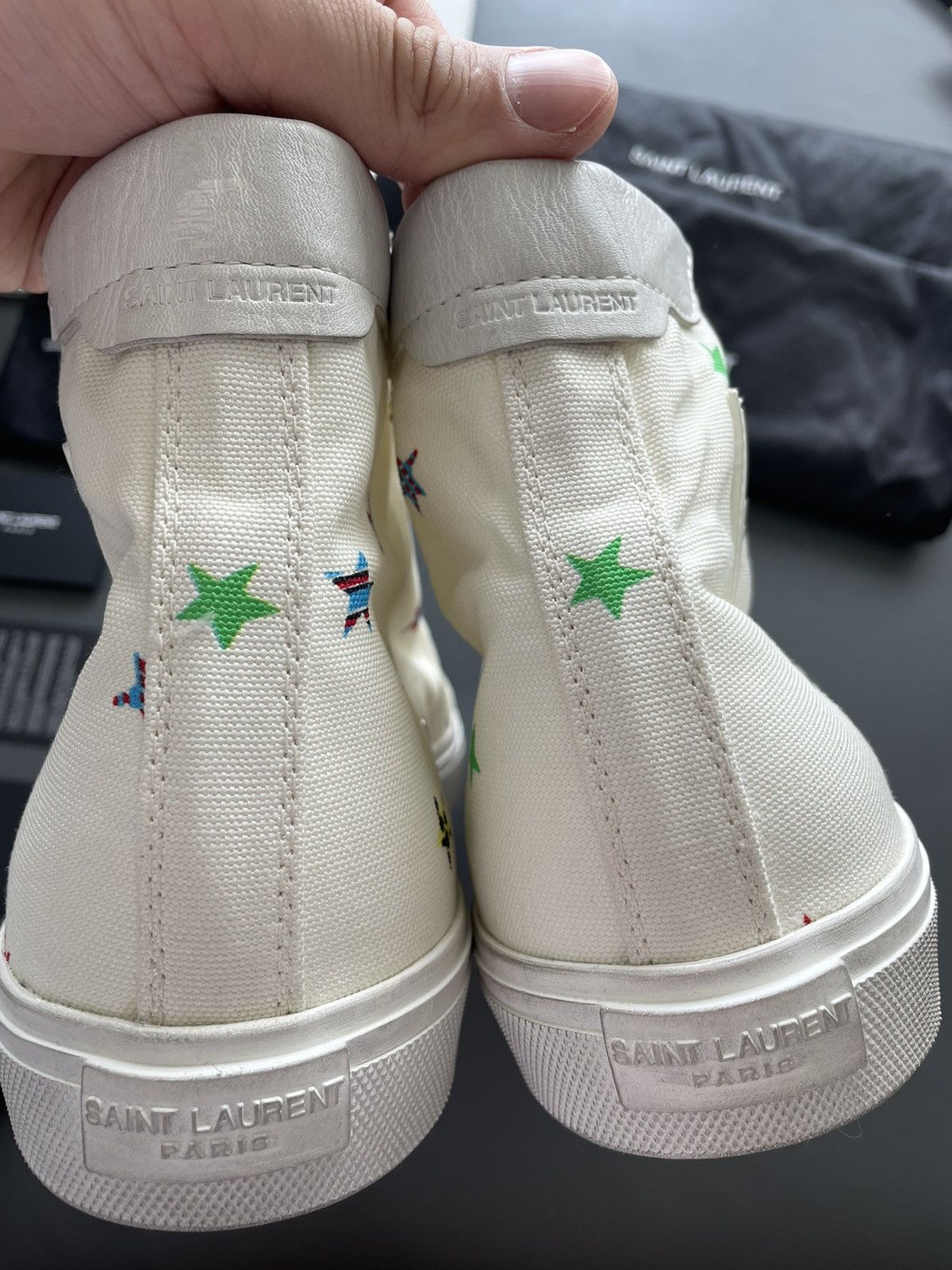Saint Laurent Paris Rare Brand New LimitedEdition Solaris Star Moon Plus Sneaker Size US 11 / EU 44 - 10 Thumbnail