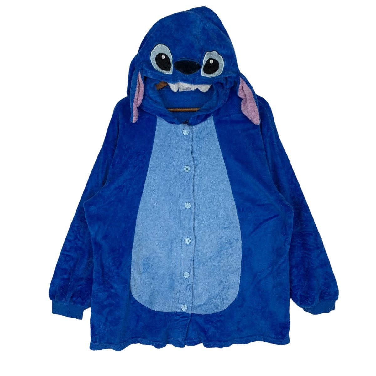 American Stitch Custom Lilo & Stitch Button Fleece Jacket Size US L / EU 52-54 / 3 - 1 Thumbnail