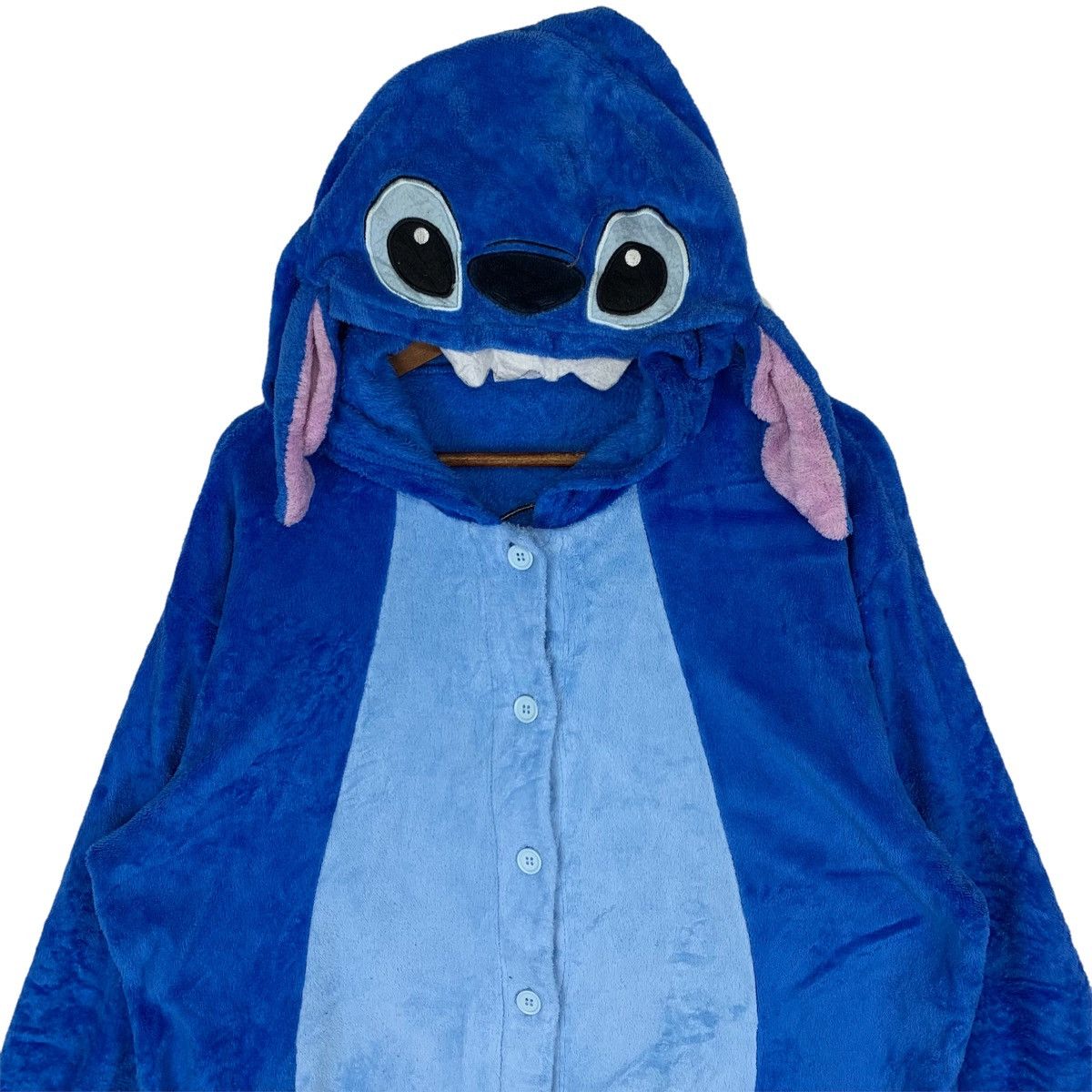 American Stitch Custom Lilo & Stitch Button Fleece Jacket Size US L / EU 52-54 / 3 - 2 Thumbnail