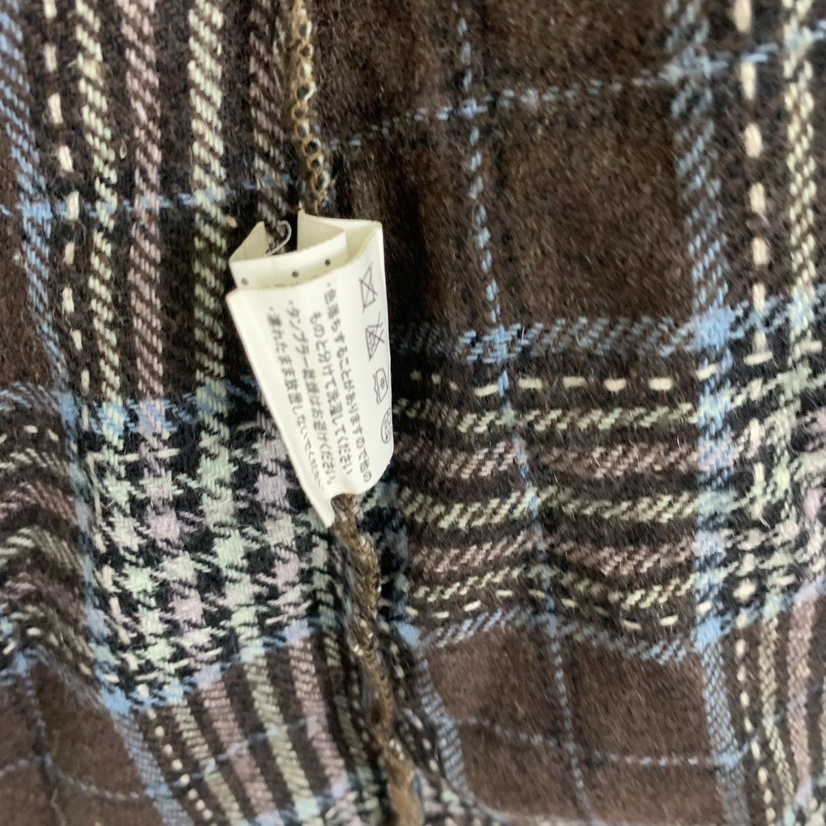 Needles Vintage Needle Face Button Flannel Trench Jacket Size M / US 6-8 / IT 42-44 - 8 Thumbnail