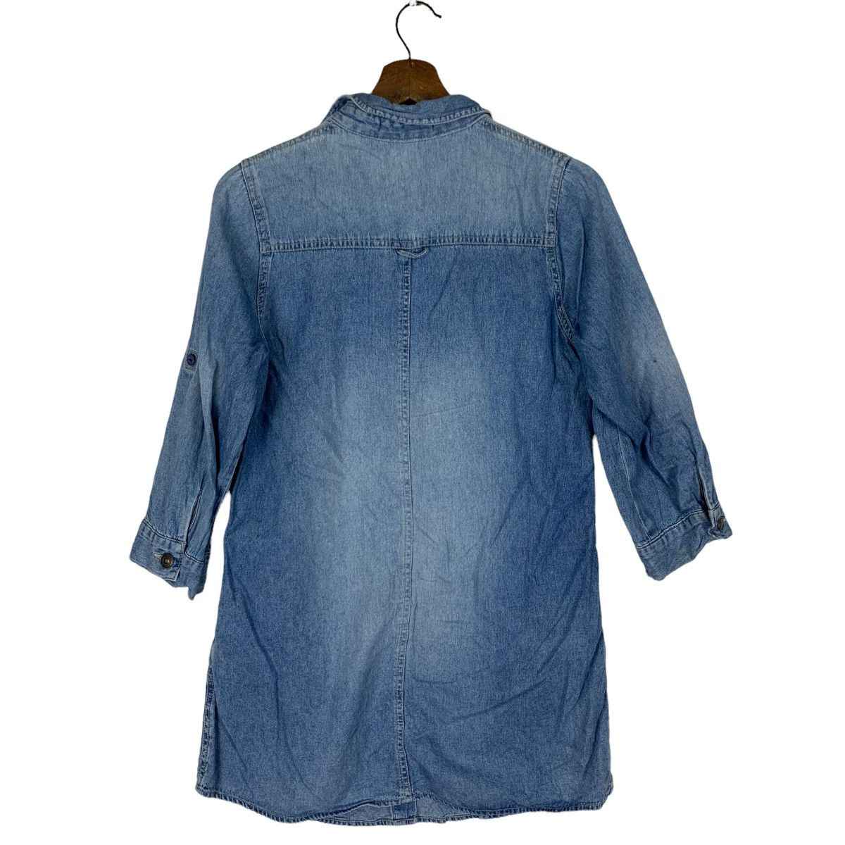Vintage Vintage Gorge Trench Denim Jacket Size M / US 6-8 / IT 42-44 - 6 Thumbnail