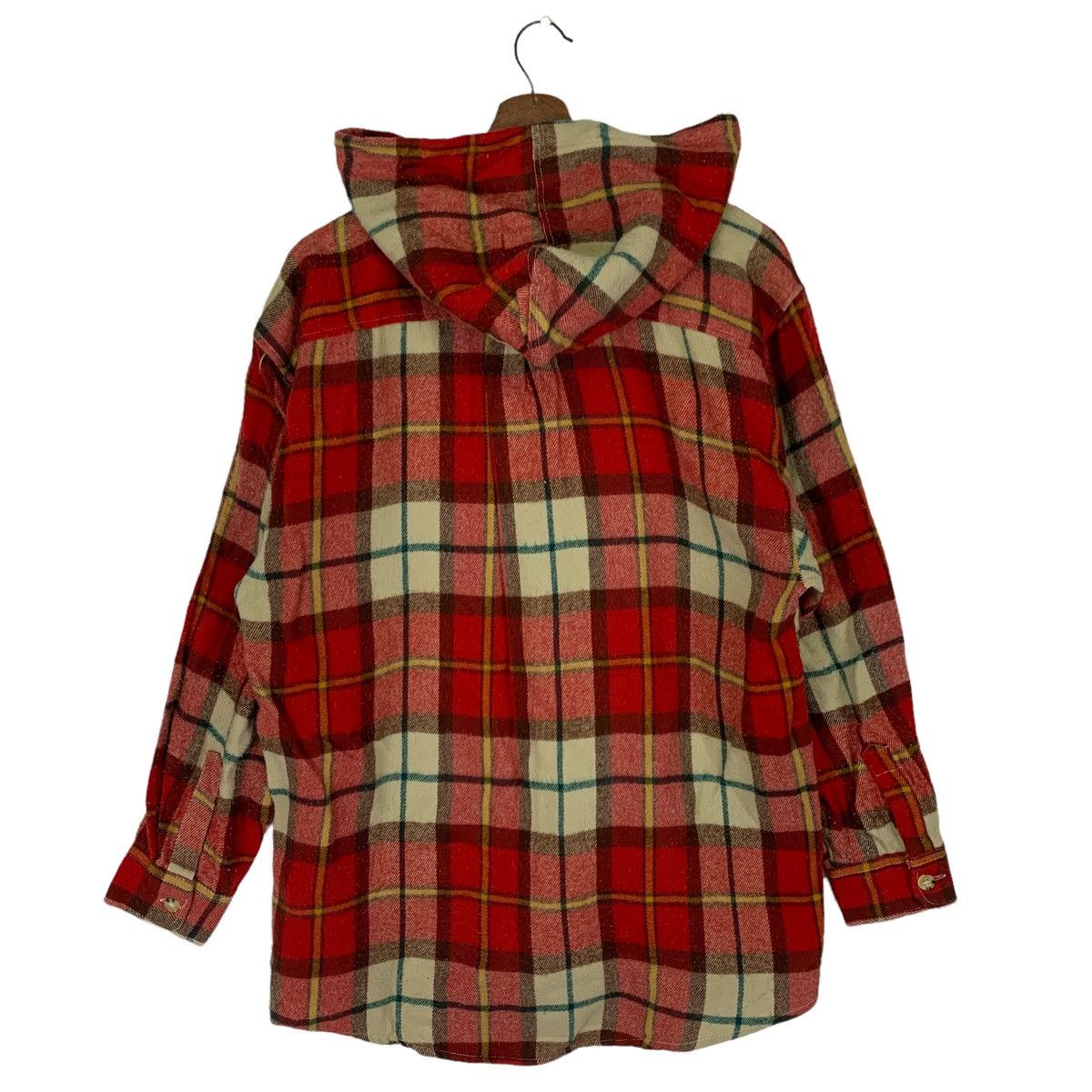 Flannel Vintage Multi Mate Flannel Hooded Sweatshirt Size US L / EU 52-54 / 3 - 4 Thumbnail