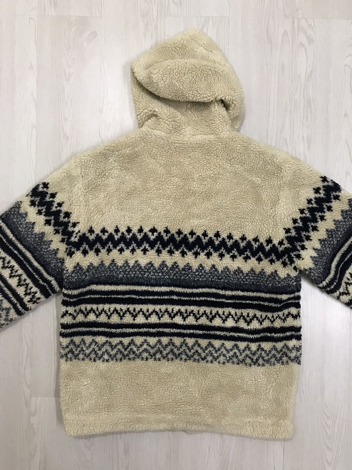 Japanese Brand × Vintage Vintage Deep Pile Sherpa Jacket Navajo Sherpa Size US M / EU 48-50 / 2 - 9 Thumbnail