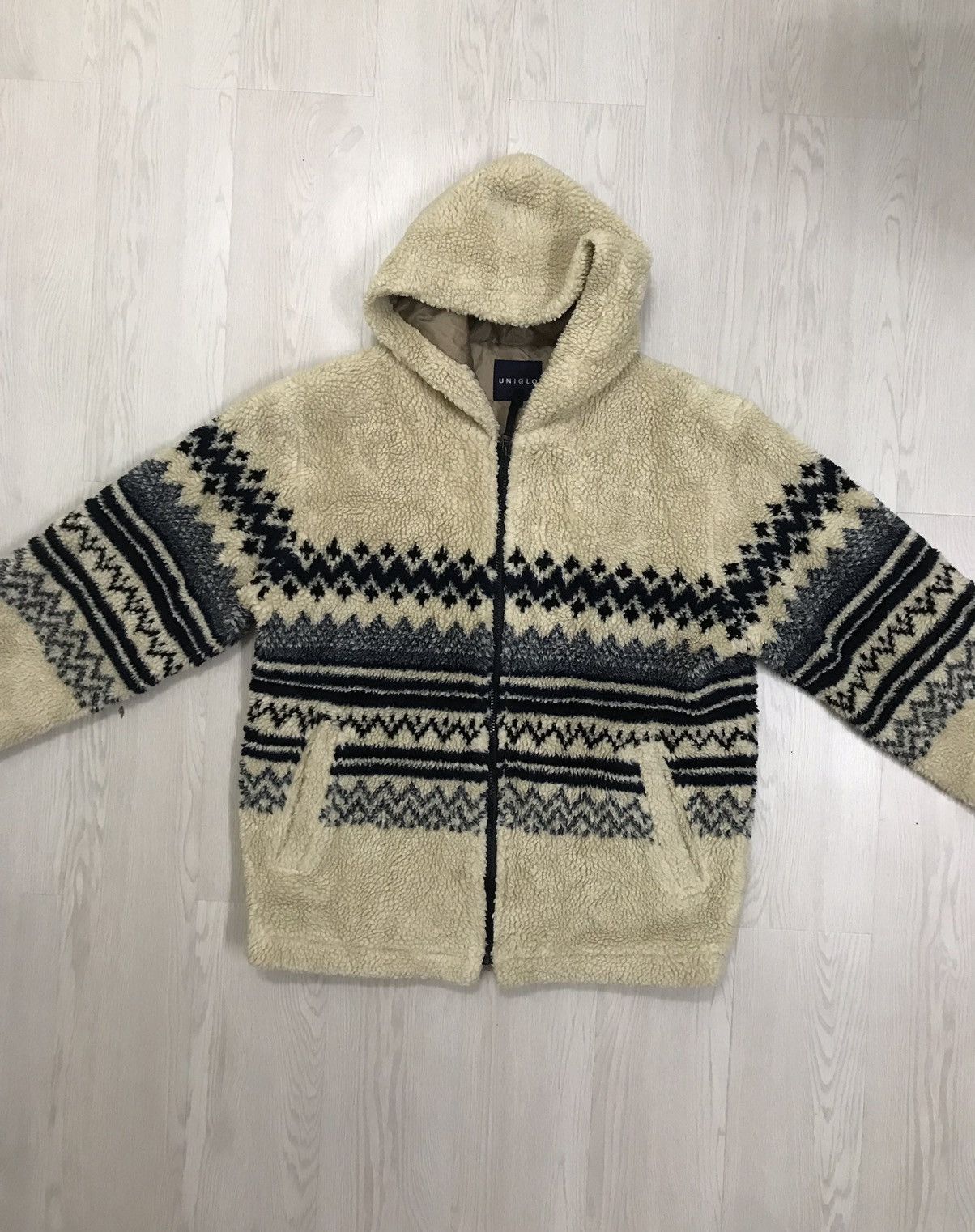 Japanese Brand × Vintage Vintage Deep Pile Sherpa Jacket Navajo Sherpa Size US M / EU 48-50 / 2 - 3 Thumbnail