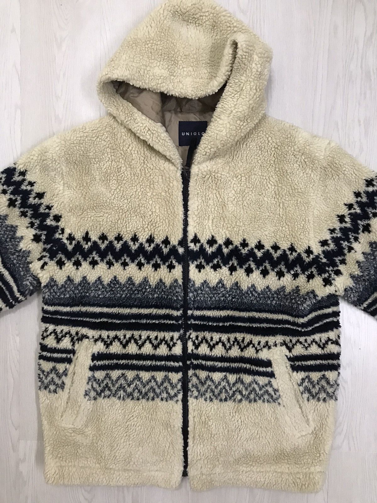 Japanese Brand × Vintage Vintage Deep Pile Sherpa Jacket Navajo Sherpa Size US M / EU 48-50 / 2 - 5 Thumbnail