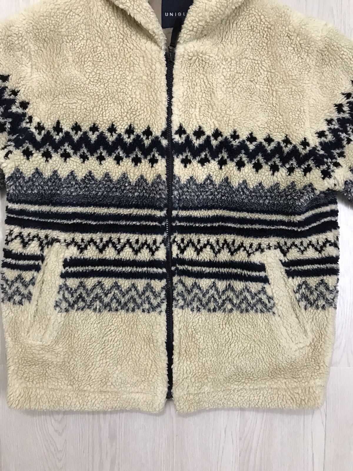 Japanese Brand × Vintage Vintage Deep Pile Sherpa Jacket Navajo Sherpa Size US M / EU 48-50 / 2 - 7 Thumbnail
