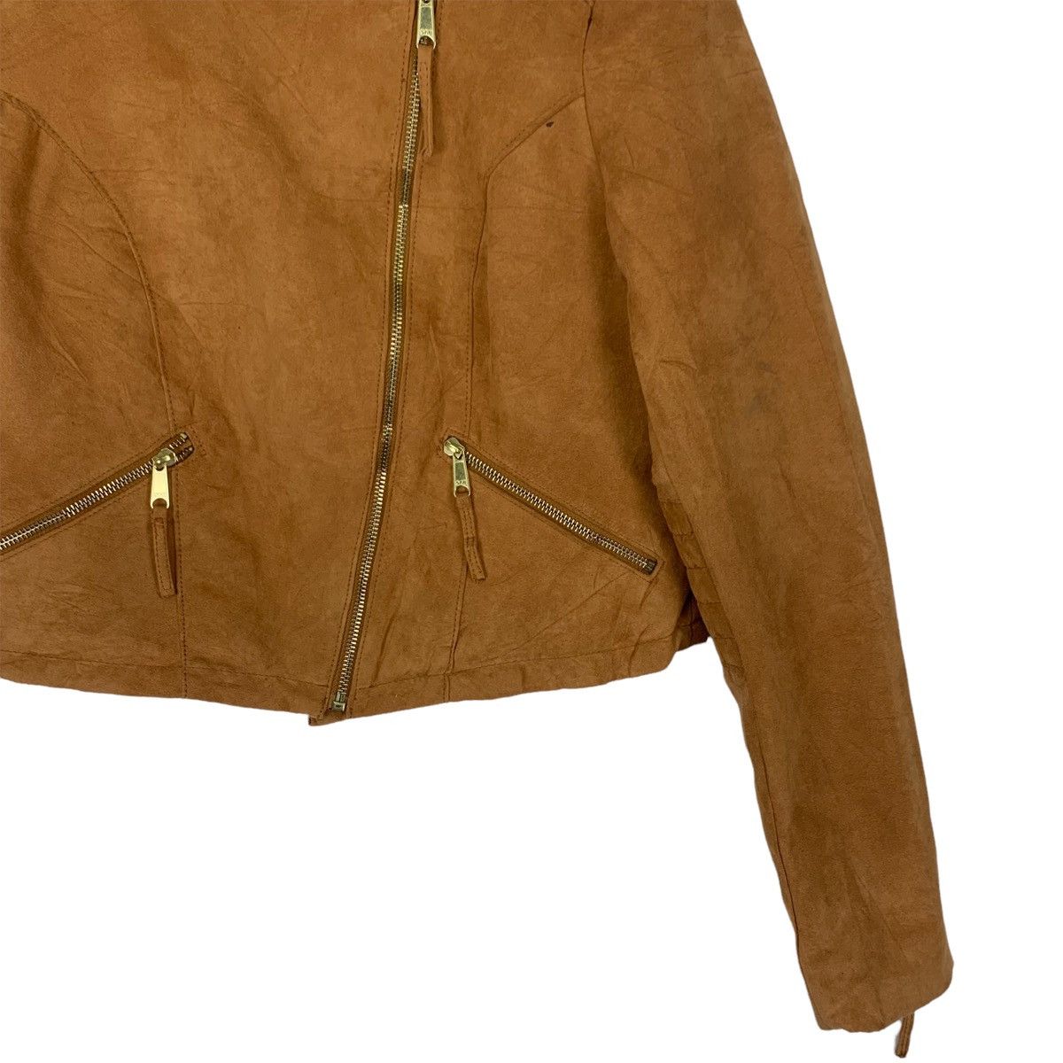 Divided Vintage Divided Suede Crop Top Jacket Size M / US 6-8 / IT 42-44 - 3 Thumbnail