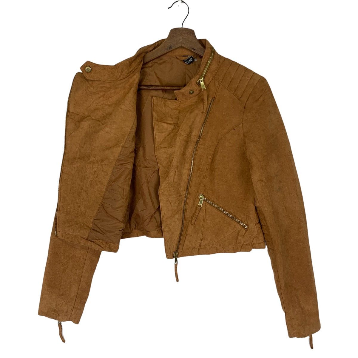 Divided Vintage Divided Suede Crop Top Jacket Size M / US 6-8 / IT 42-44 - 4 Thumbnail