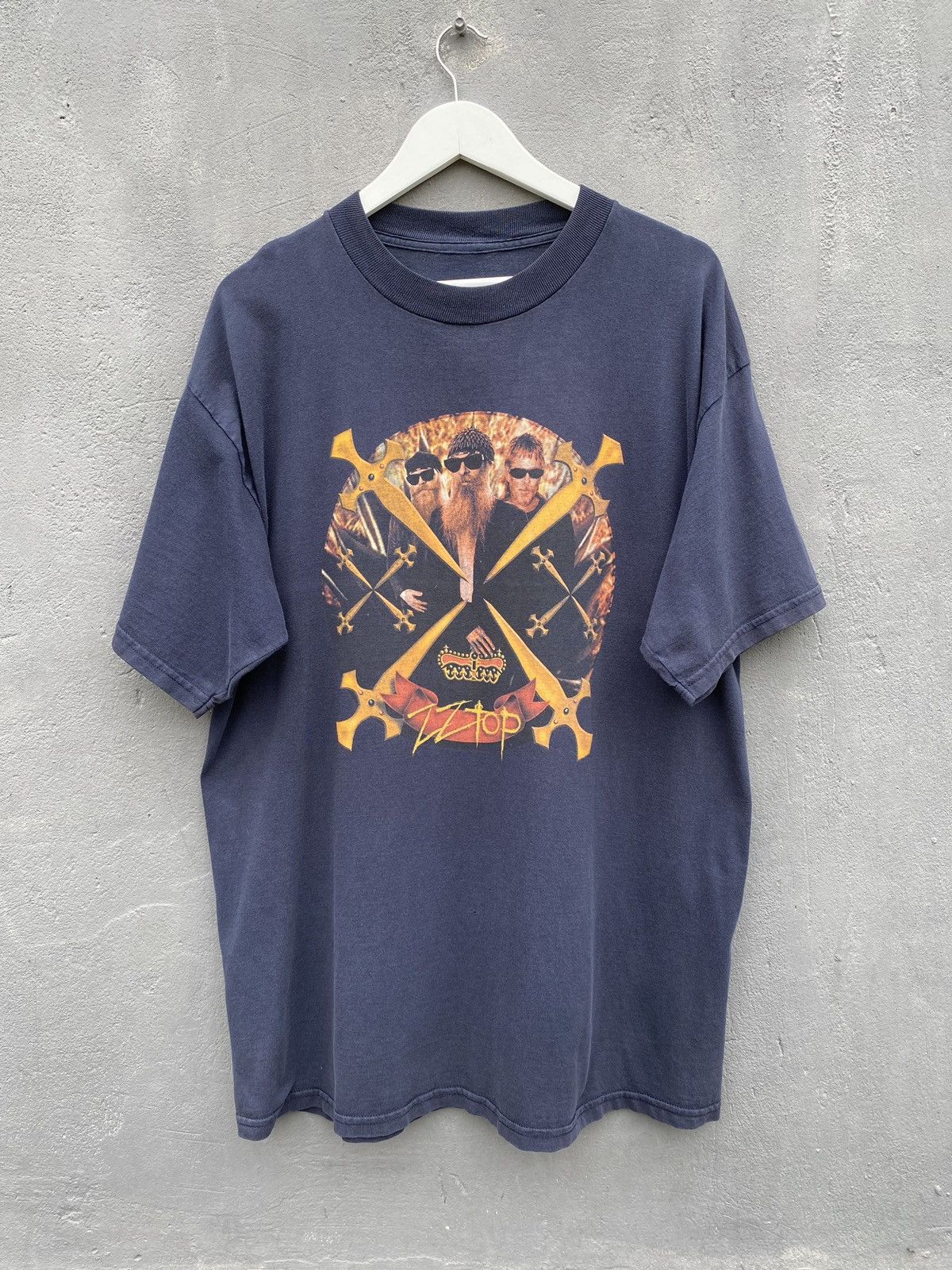 Band Tees × Vintage Vintage 90s ZZ Top Promo Band Heavy Metal T Shirt Size US XL / EU 56 / 4 - 1 Thumbnail