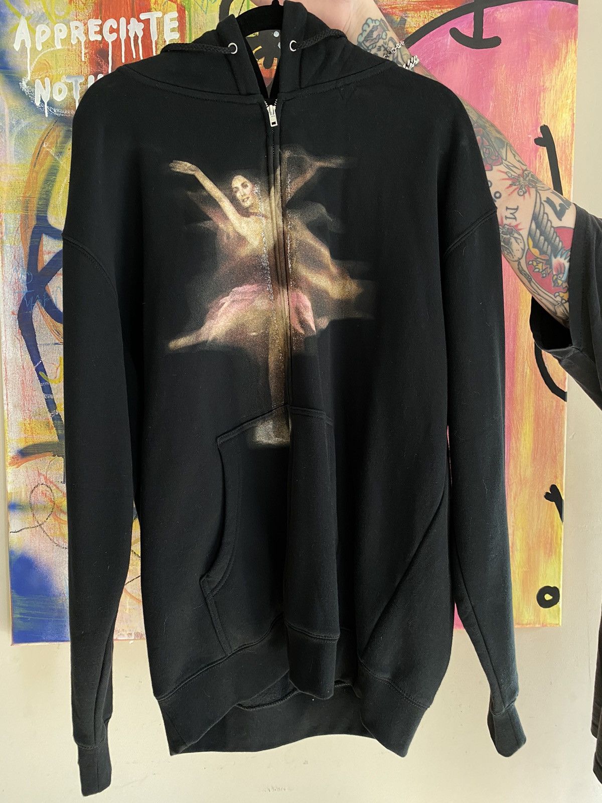 basketcase gallery Basketcase gallery ballerina zip up Hoodie | Grailed