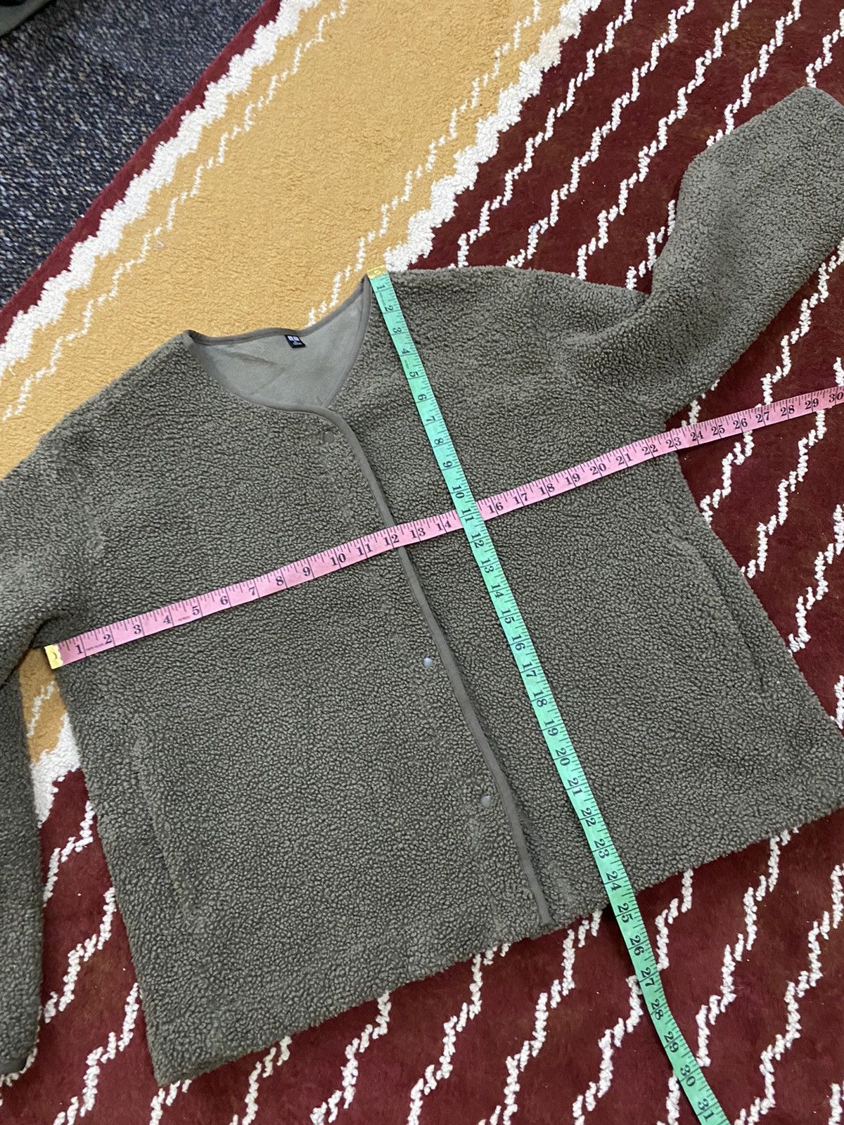 Japanese Brand × Uniqlo Rare Uniqlo fleece sherpa jacket full zipped Size US XL / EU 56 / 4 - 6 Thumbnail
