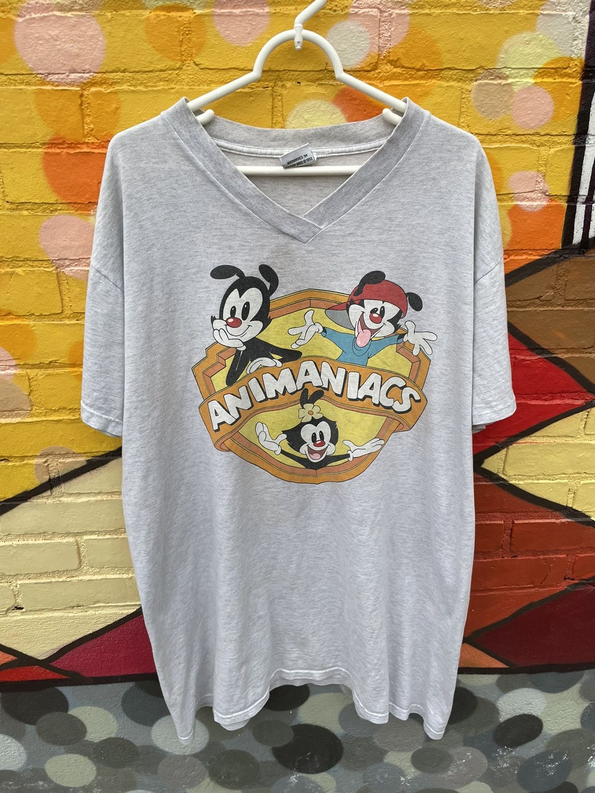 Vintage 1993 Animaniacs double side Looney Tunes Cartoon sleep shirt Size US XXL / EU 58 / 5 - 3 Thumbnail