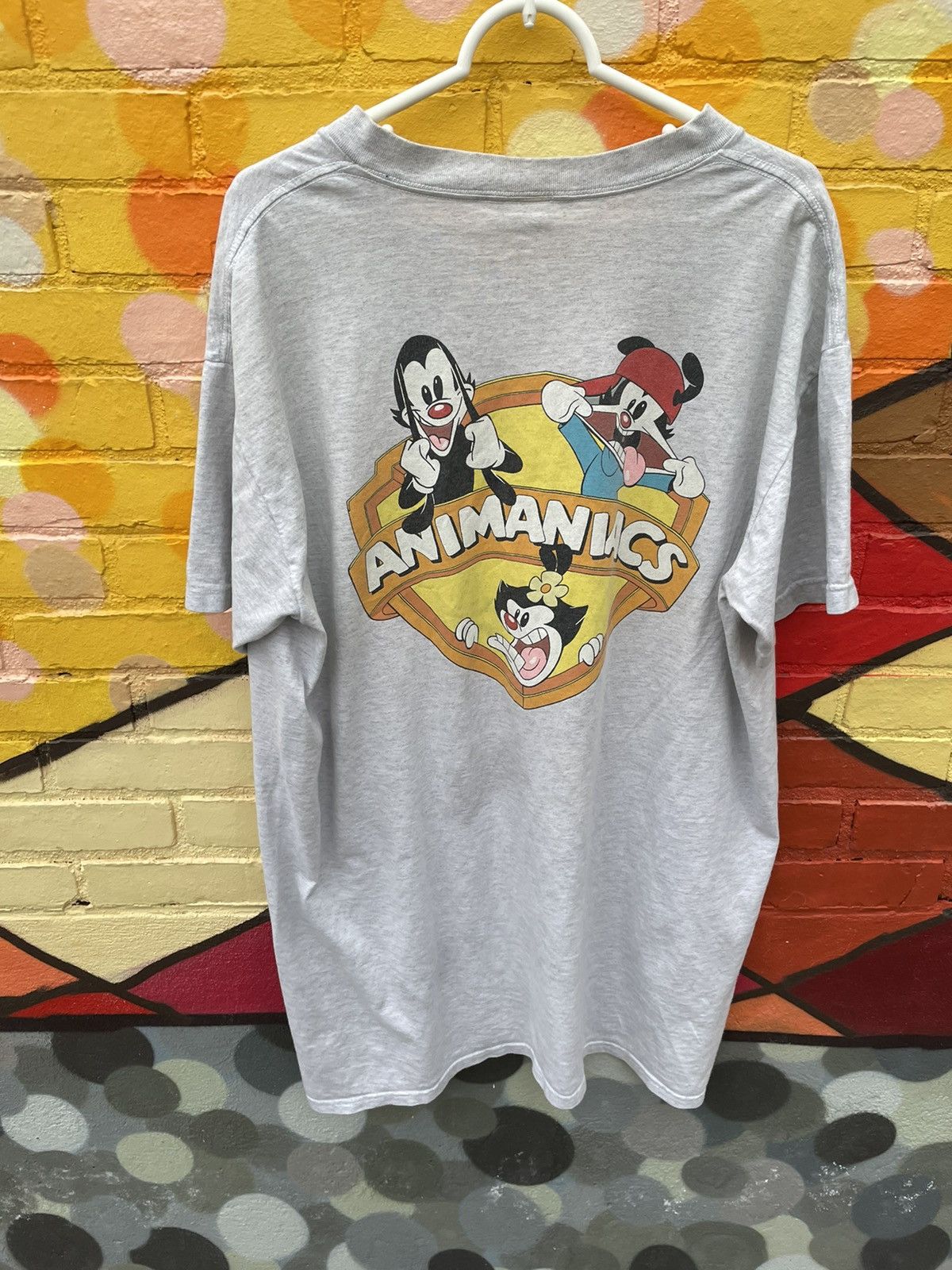 Vintage 1993 Animaniacs double side Looney Tunes Cartoon sleep shirt Size US XXL / EU 58 / 5 - 4 Thumbnail