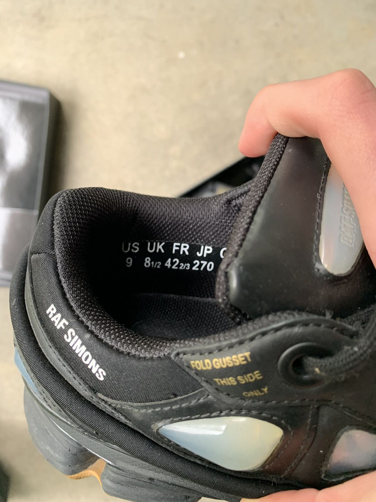 raf simons ozweego bunny white