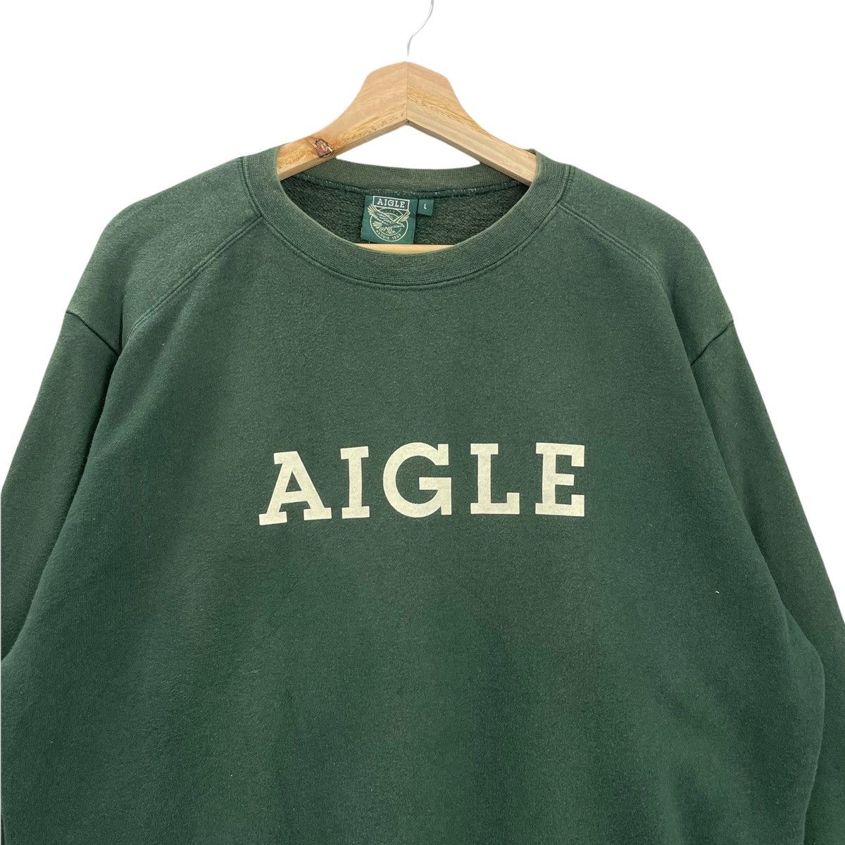 Aigle Aigle Big Logo Printed Crewneck Sweatshirt Size M Size US M / EU 48-50 / 2 - 4 Thumbnail