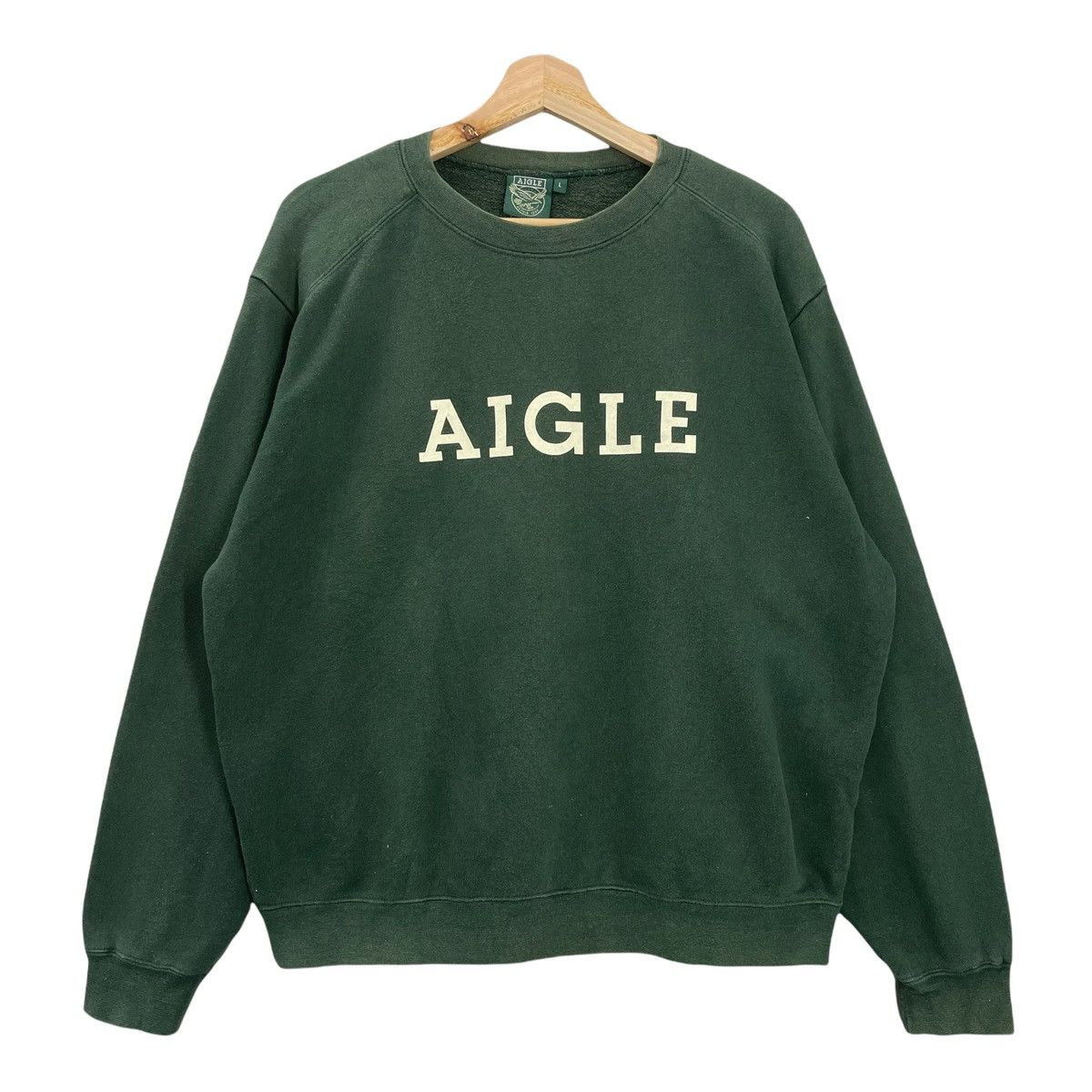 Aigle Aigle Big Logo Printed Crewneck Sweatshirt Size M Size US M / EU 48-50 / 2 - 1 Thumbnail