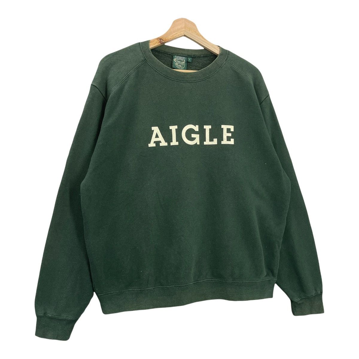 Aigle Aigle Big Logo Printed Crewneck Sweatshirt Size M Size US M / EU 48-50 / 2 - 2 Thumbnail
