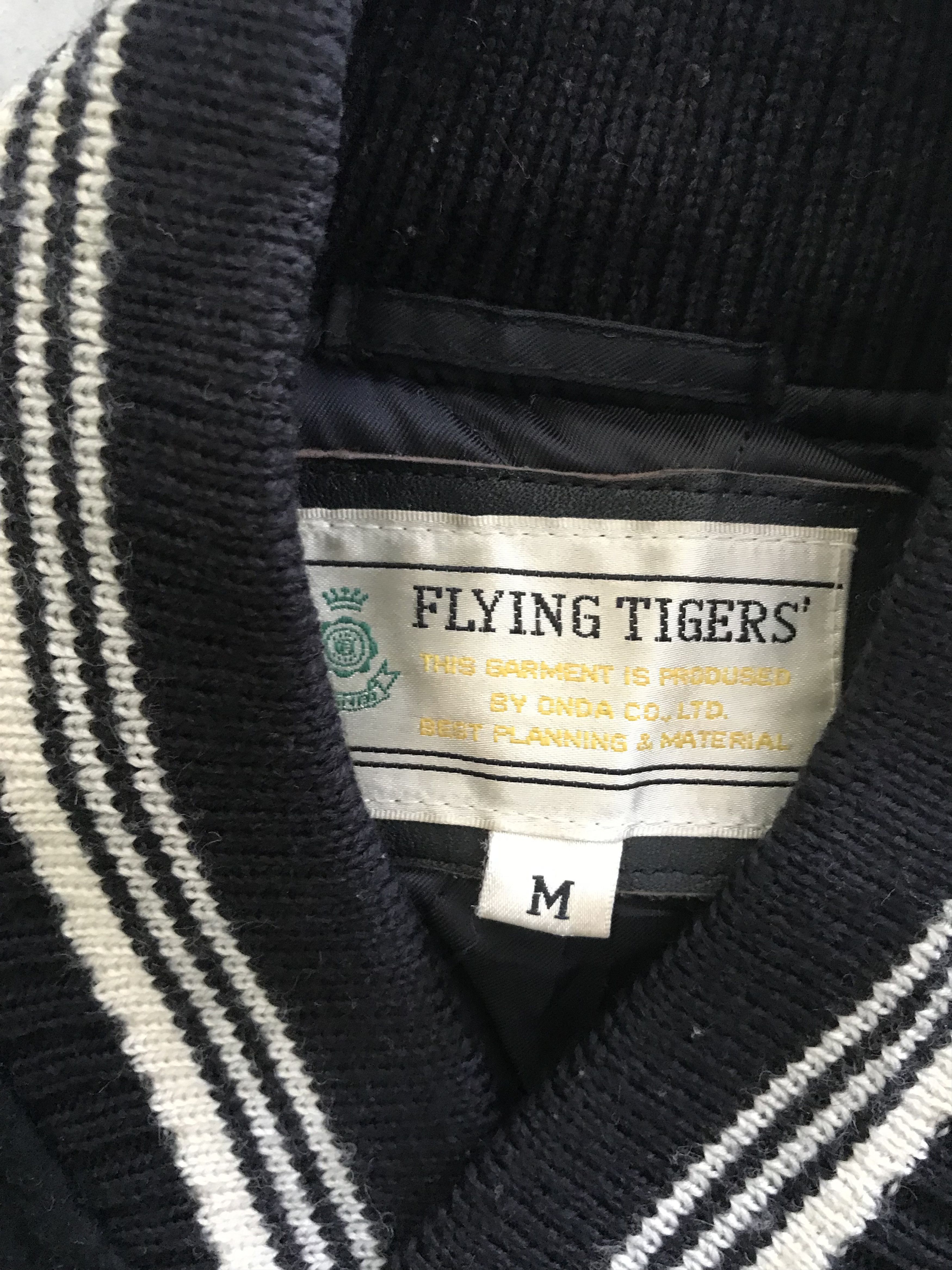 Vintage Vintage The Flying Tiger Military USN Varsity Jacket Size US M / EU 48-50 / 2 - 8 Thumbnail