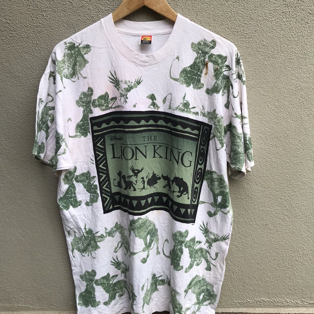 Disney Vintage 90s THE LION KING movie all over print tee disney Size US XL / EU 56 / 4 - 2 Thumbnail