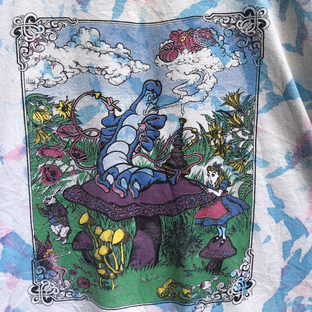 Other Vintage 90s ALICE IN WONDERLAND movie tee tie dye cartoons Size US L / EU 52-54 / 3 - 3 Thumbnail