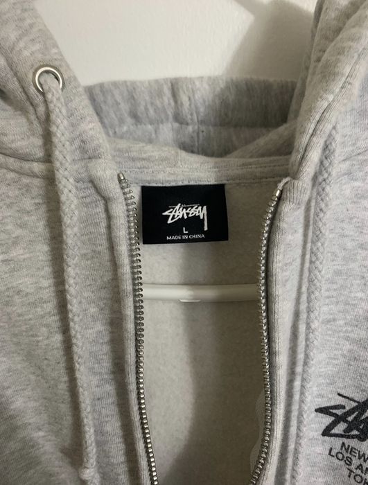 Stussy Stussy World Tour Zip Up Hoodie | Grailed