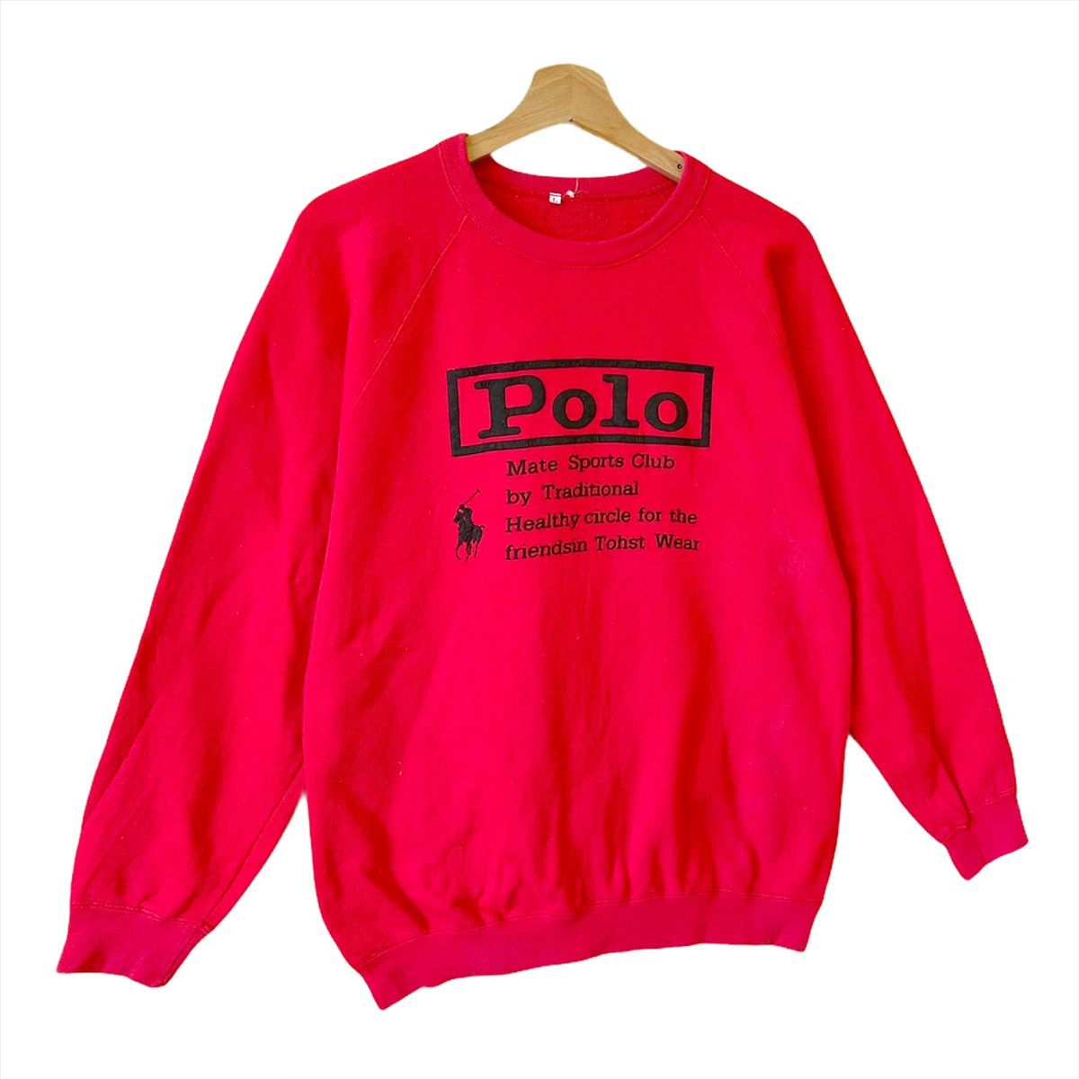 U.S. Polo Assn. Vintage 90s Polo Club Big Logo Crewneck Sweatshirt Size M Size US M / EU 48-50 / 2 - 2 Thumbnail