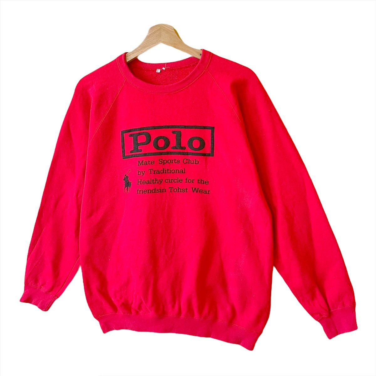 U.S. Polo Assn. Vintage 90s Polo Club Big Logo Crewneck Sweatshirt Size M Size US M / EU 48-50 / 2 - 3 Thumbnail