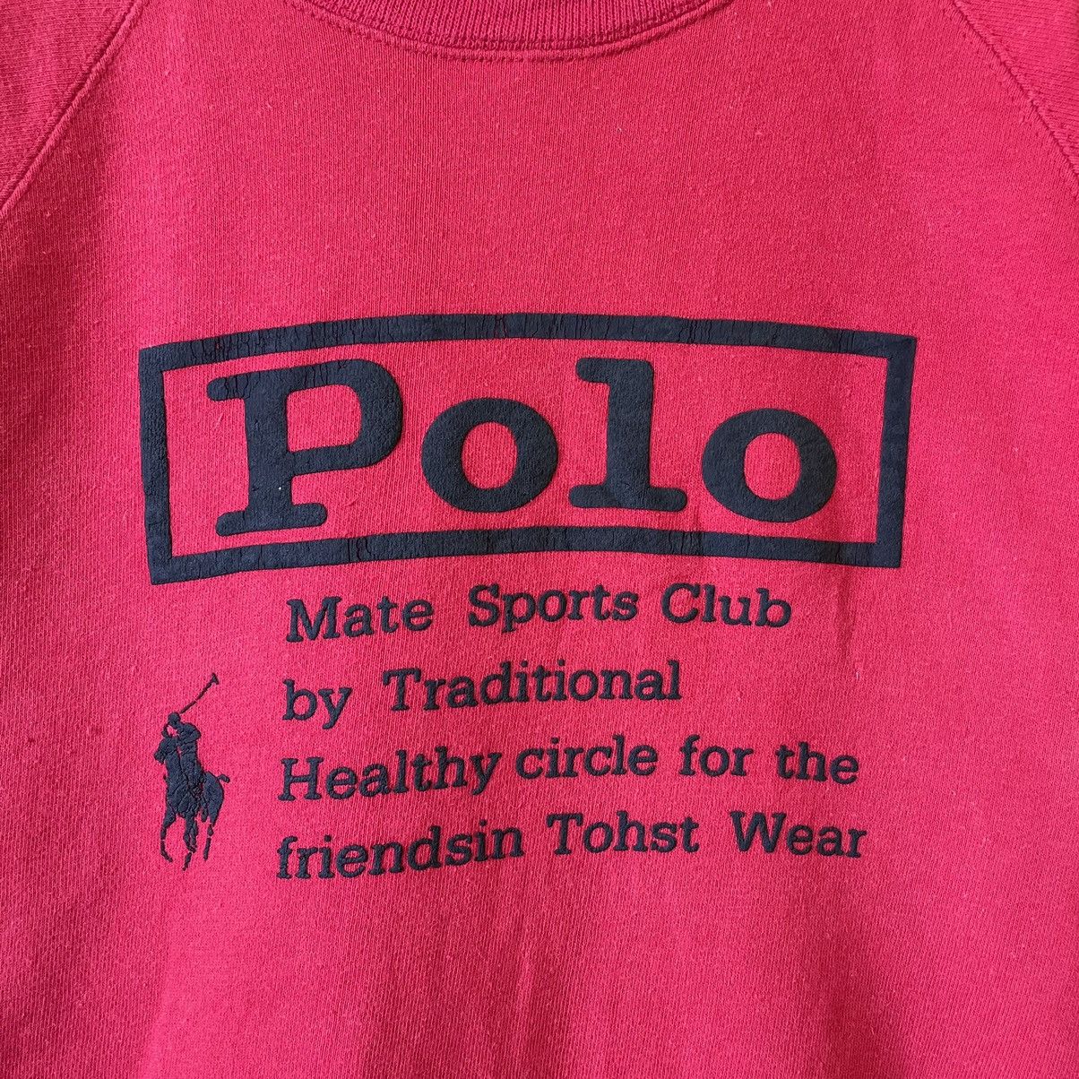 U.S. Polo Assn. Vintage 90s Polo Club Big Logo Crewneck Sweatshirt Size M Size US M / EU 48-50 / 2 - 5 Thumbnail