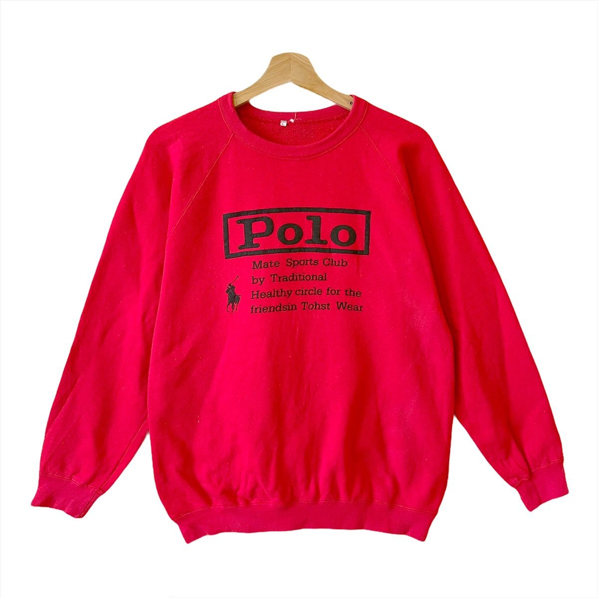 U.S. Polo Assn. Vintage 90s Polo Club Big Logo Crewneck Sweatshirt Size M Size US M / EU 48-50 / 2 - 1 Thumbnail