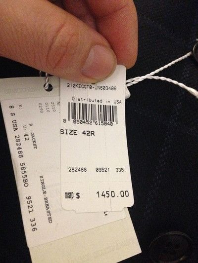 Armani NWT $1,450 ARMANI BLAZER Size 42R - 7 Preview