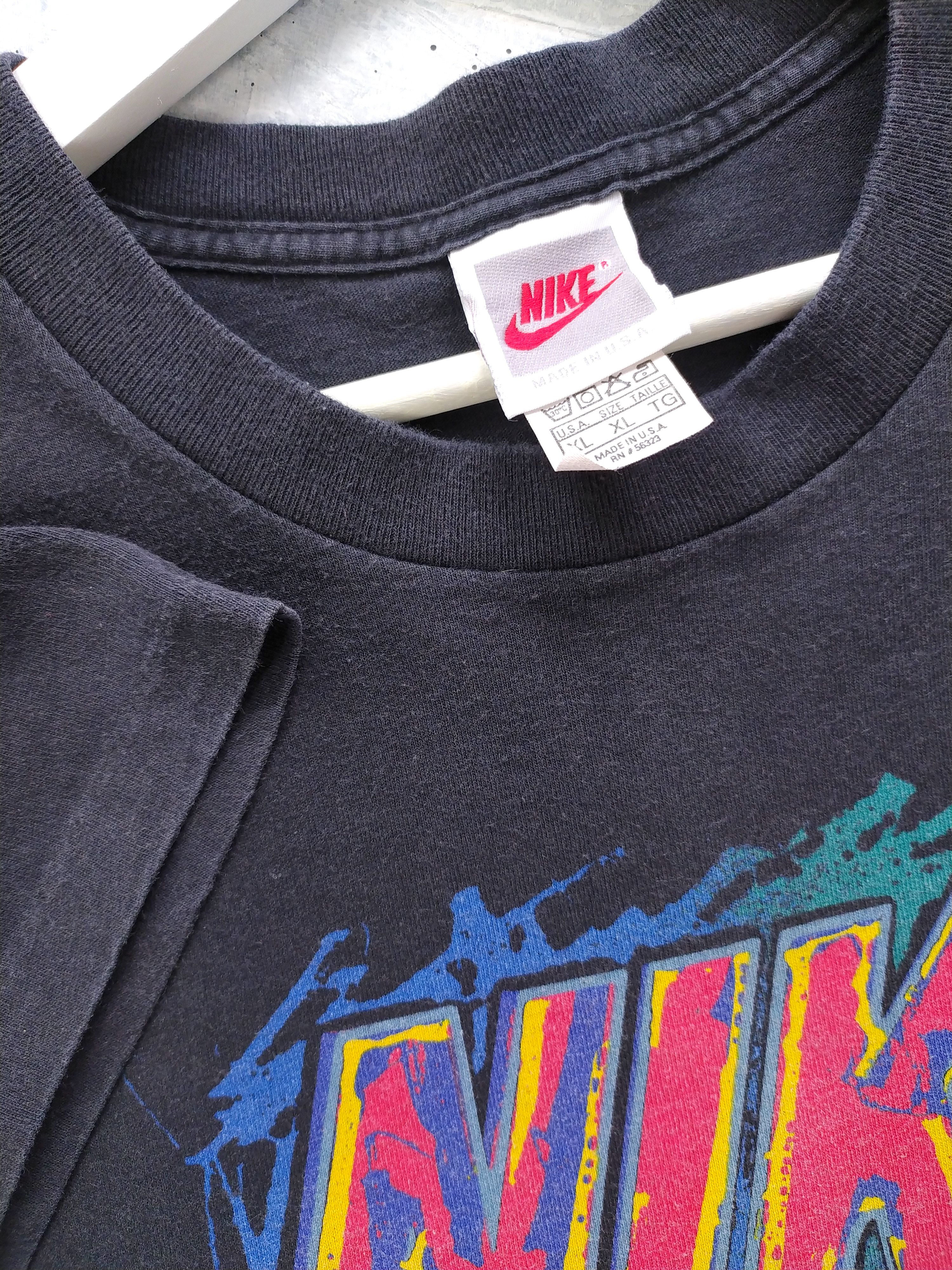Nike Nike Air - 90s faded t-shirt Size US L / EU 52-54 / 3 - 7 Thumbnail