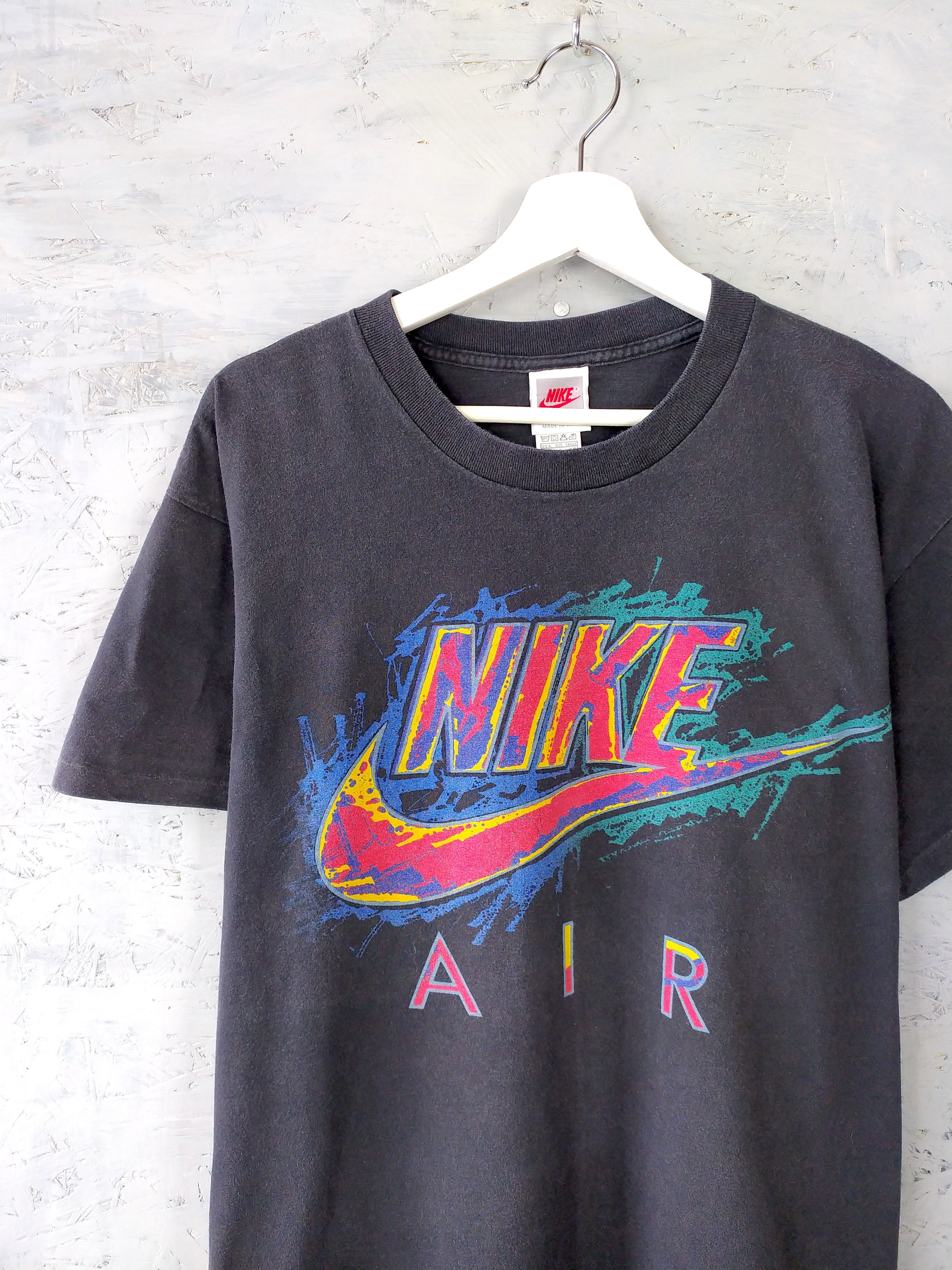 Nike Nike Air - 90s faded t-shirt Size US L / EU 52-54 / 3 - 2 Thumbnail