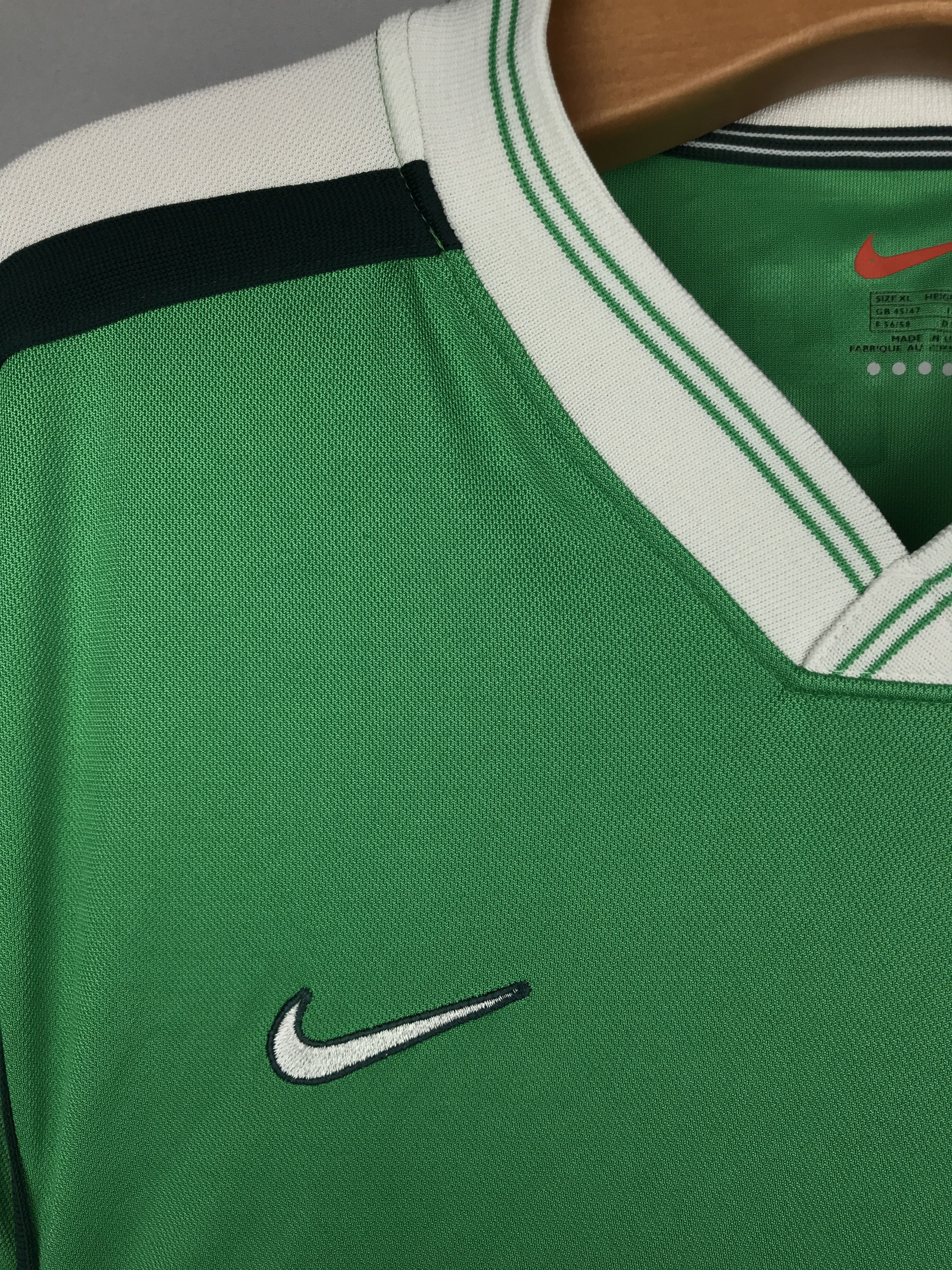 Nike × Vintage Nigeria 1998 #17 Aghahowa Home Soccer Jersey Size US XL / EU 56 / 4 - 8 Thumbnail