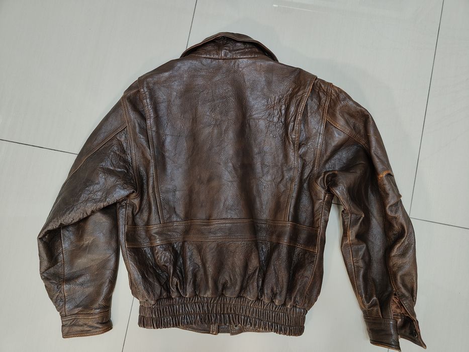 Military Houston Flight Leather Jacket A2 | Grailed