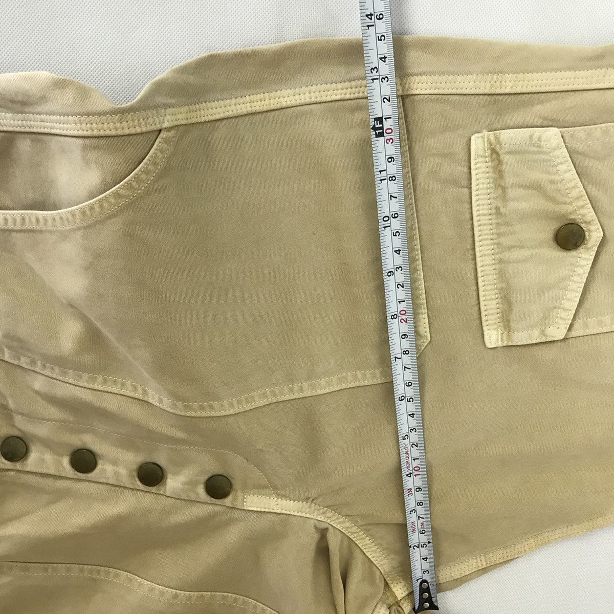 Kapital 💣KAPITAL BLUE HANDED Cargo Design Short Pants Size US 33 - 7 Thumbnail