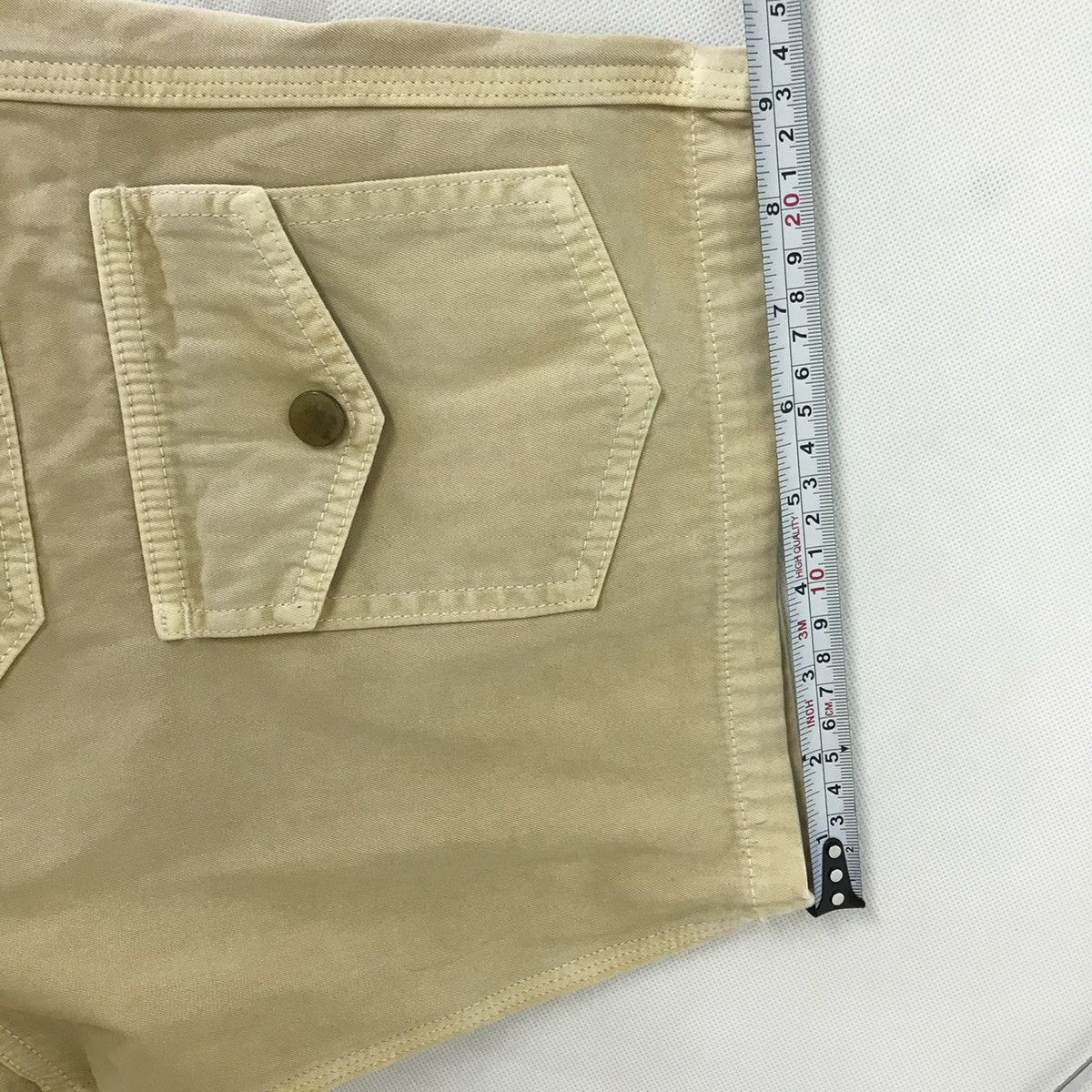 Kapital 💣KAPITAL BLUE HANDED Cargo Design Short Pants Size US 33 - 8 Thumbnail